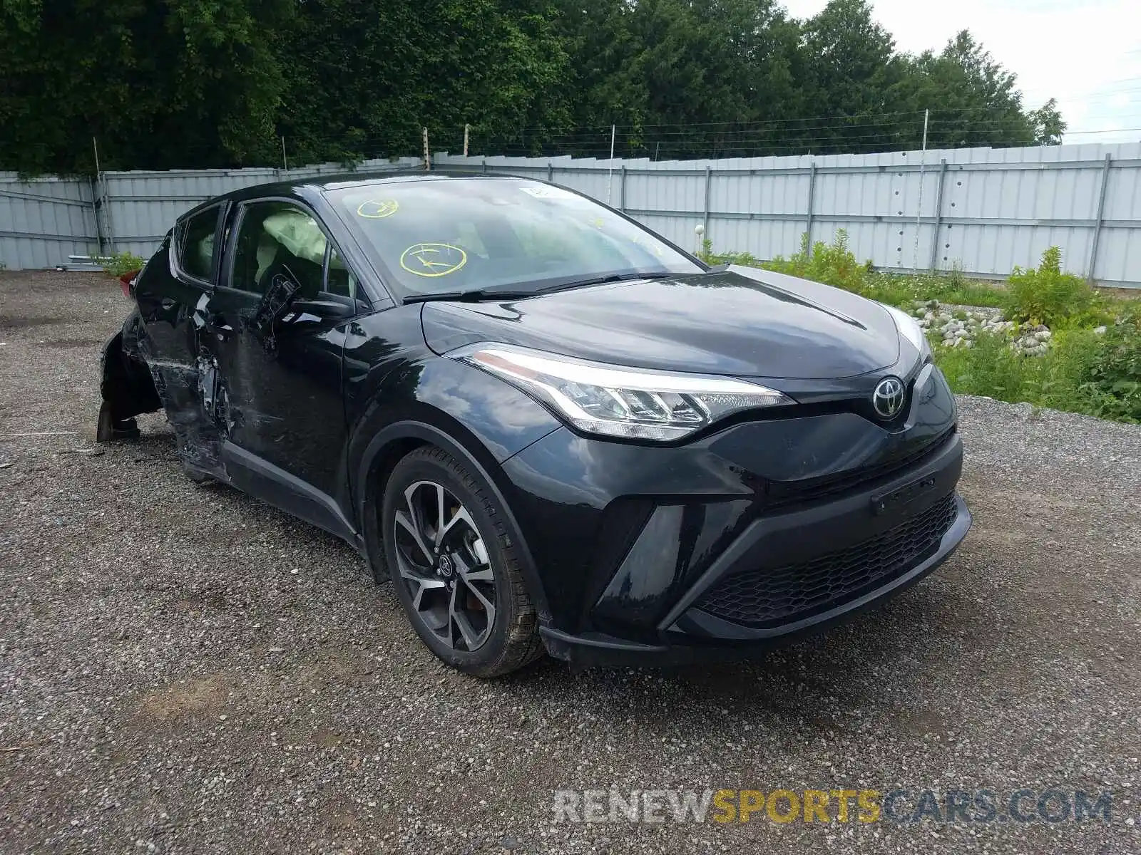 1 Photograph of a damaged car JTNKHMBX5M1099171 TOYOTA C-HR 2021