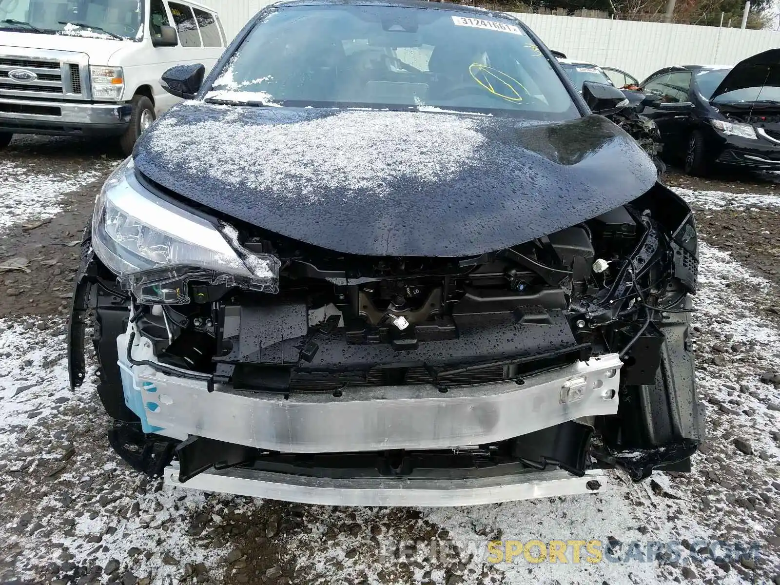 9 Фотография поврежденного автомобиля JTNKHMBX5M1100562 TOYOTA C-HR 2021
