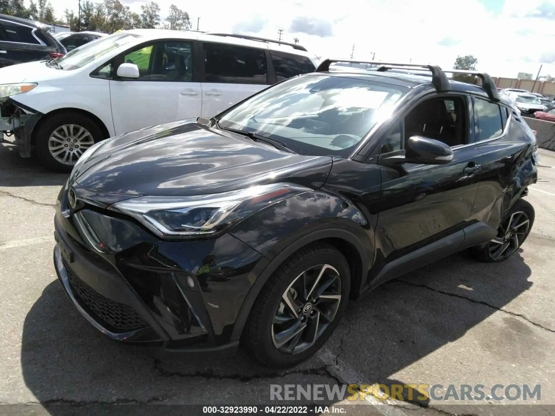 2 Photograph of a damaged car JTNKHMBX5M1104188 TOYOTA C-HR 2021