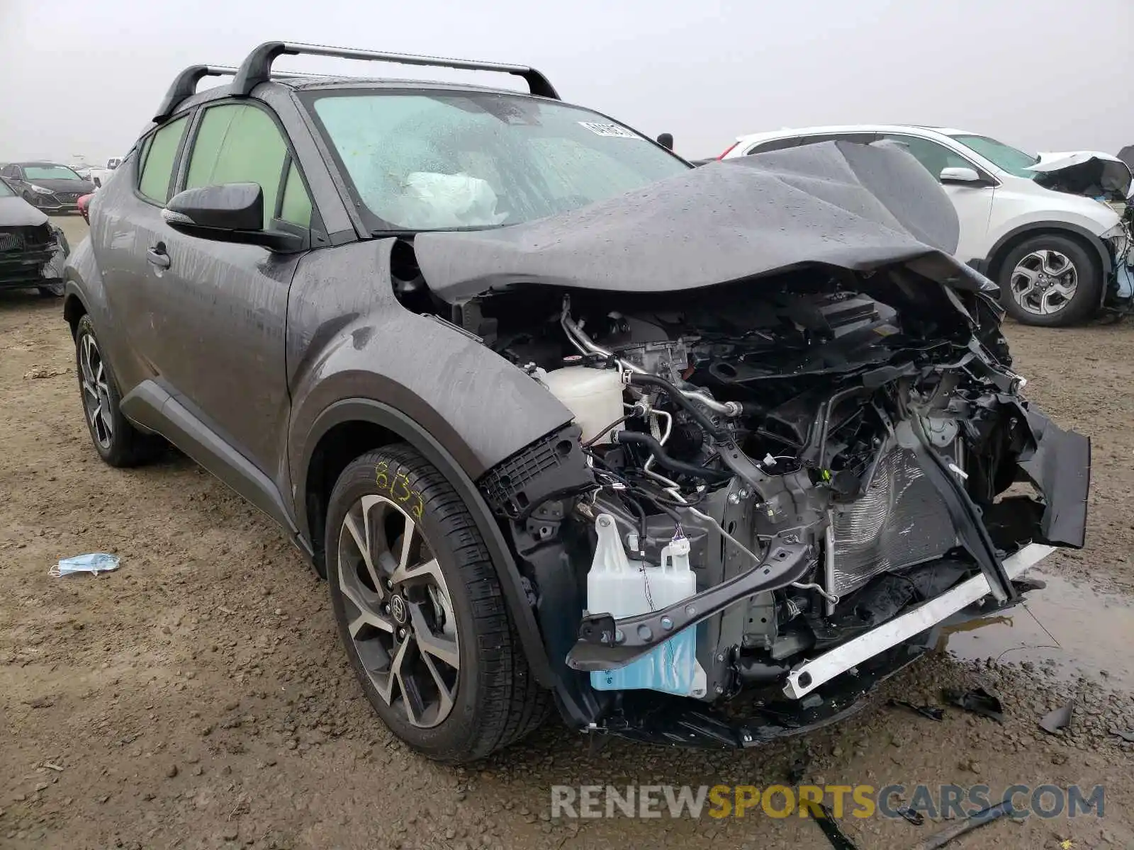 1 Photograph of a damaged car JTNKHMBX5M1104210 TOYOTA C-HR 2021