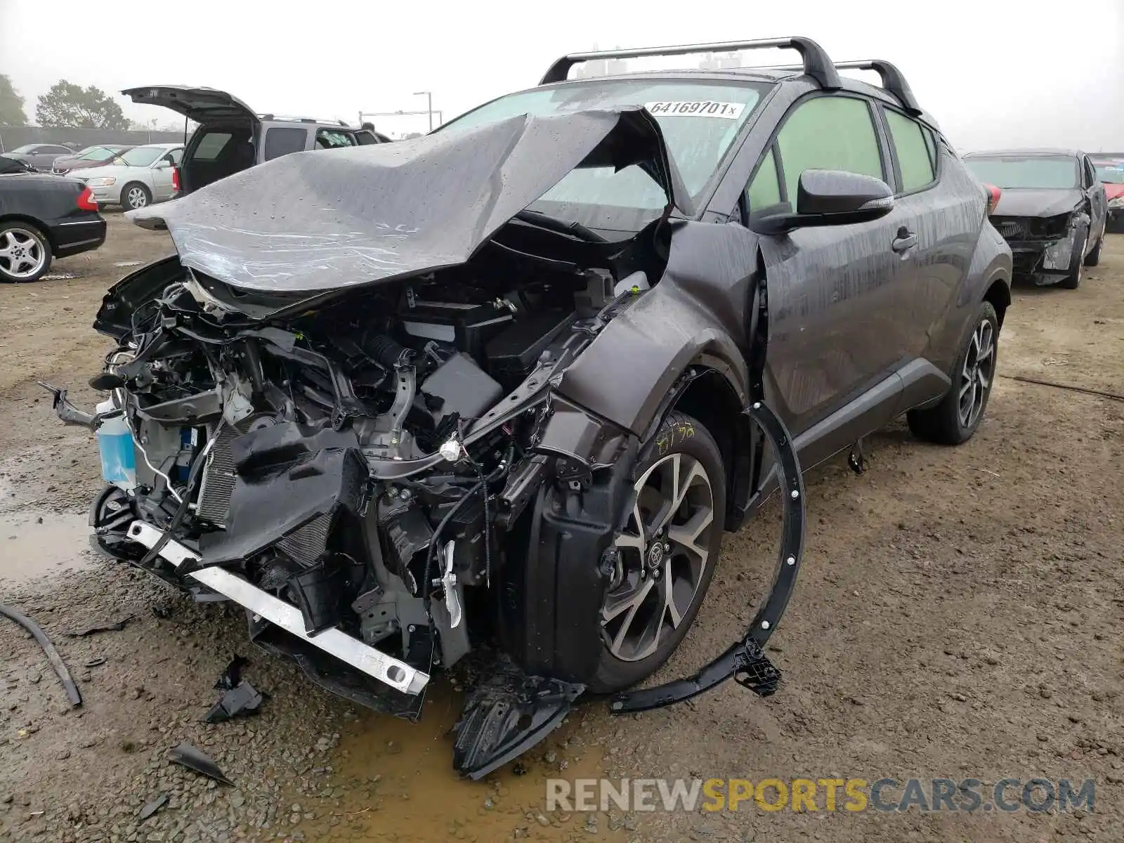 2 Photograph of a damaged car JTNKHMBX5M1104210 TOYOTA C-HR 2021