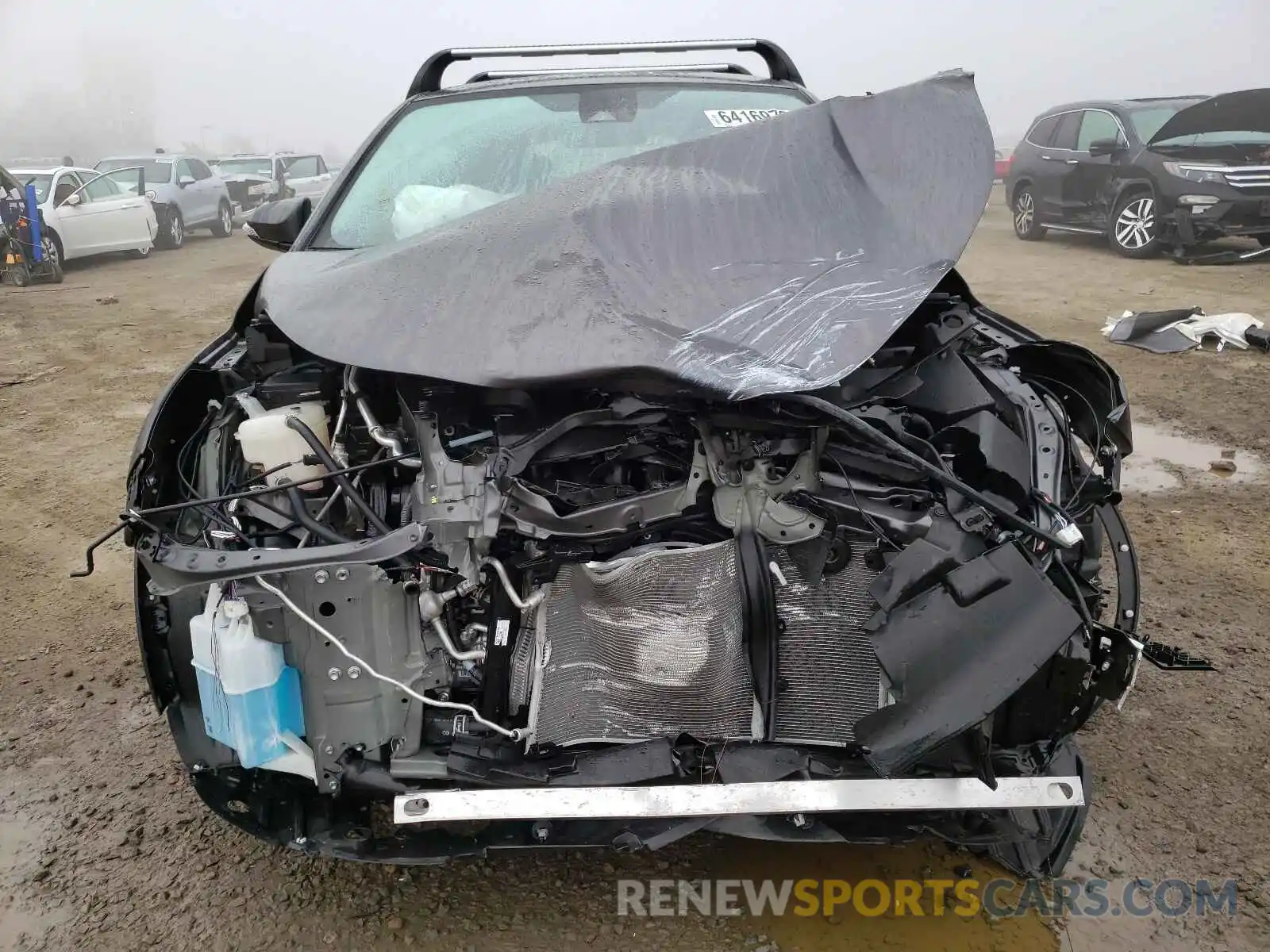 9 Photograph of a damaged car JTNKHMBX5M1104210 TOYOTA C-HR 2021