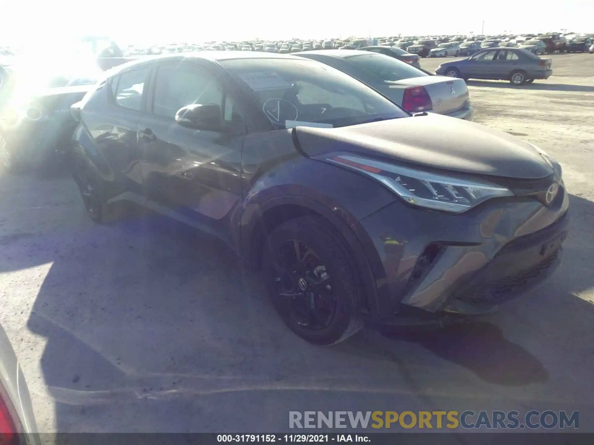 1 Photograph of a damaged car JTNKHMBX5M1104224 TOYOTA C-HR 2021