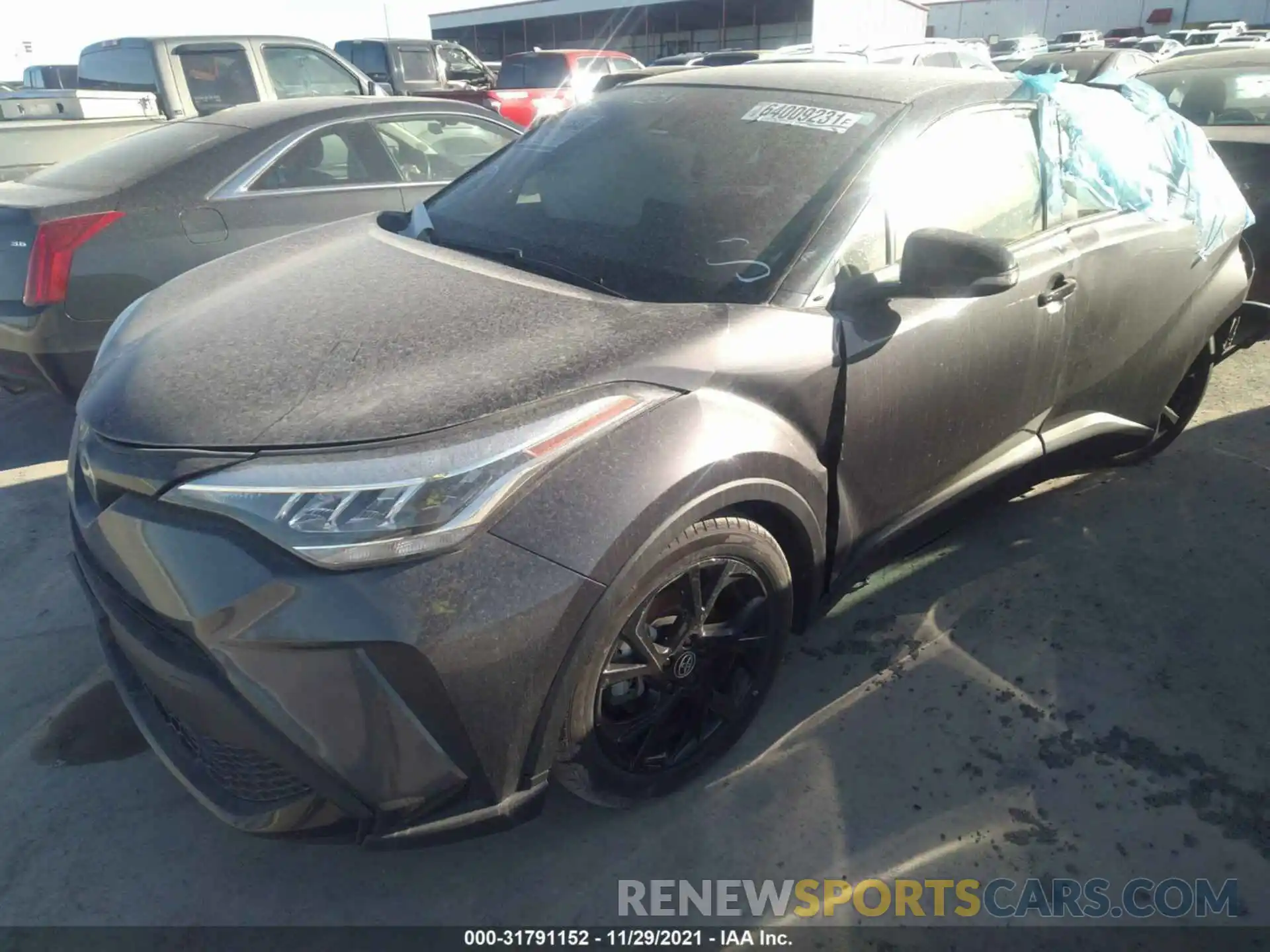 2 Photograph of a damaged car JTNKHMBX5M1104224 TOYOTA C-HR 2021