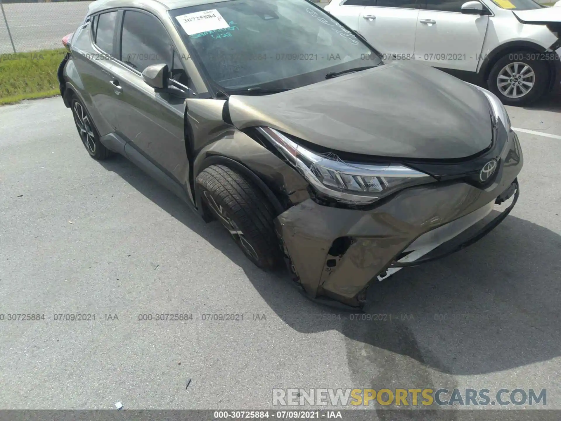 6 Photograph of a damaged car JTNKHMBX5M1104790 TOYOTA C-HR 2021