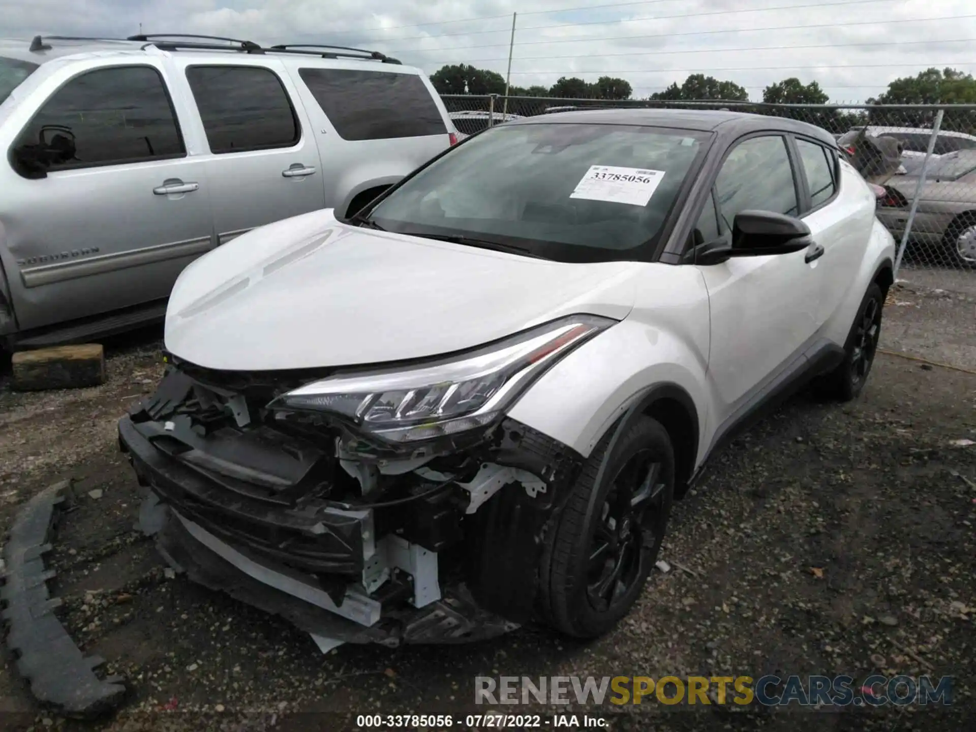 2 Photograph of a damaged car JTNKHMBX5M1105406 TOYOTA C-HR 2021