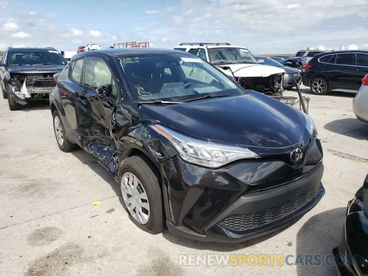 1 Photograph of a damaged car JTNKHMBX5M1107141 TOYOTA C-HR 2021