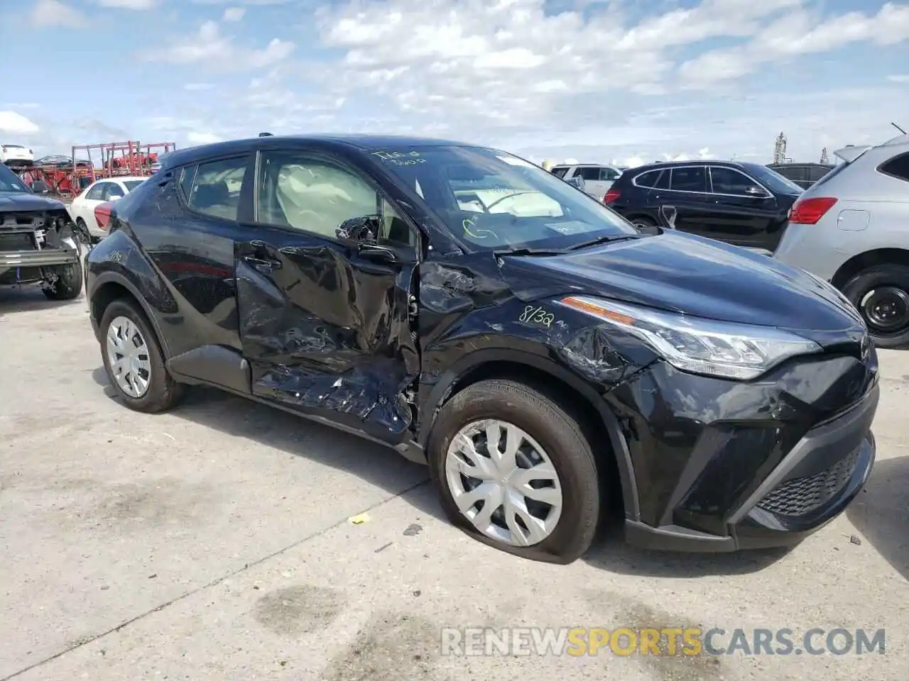 9 Photograph of a damaged car JTNKHMBX5M1107141 TOYOTA C-HR 2021