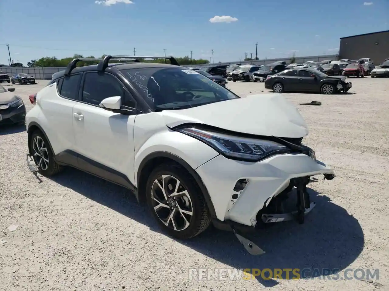 1 Photograph of a damaged car JTNKHMBX5M1110783 TOYOTA C-HR 2021