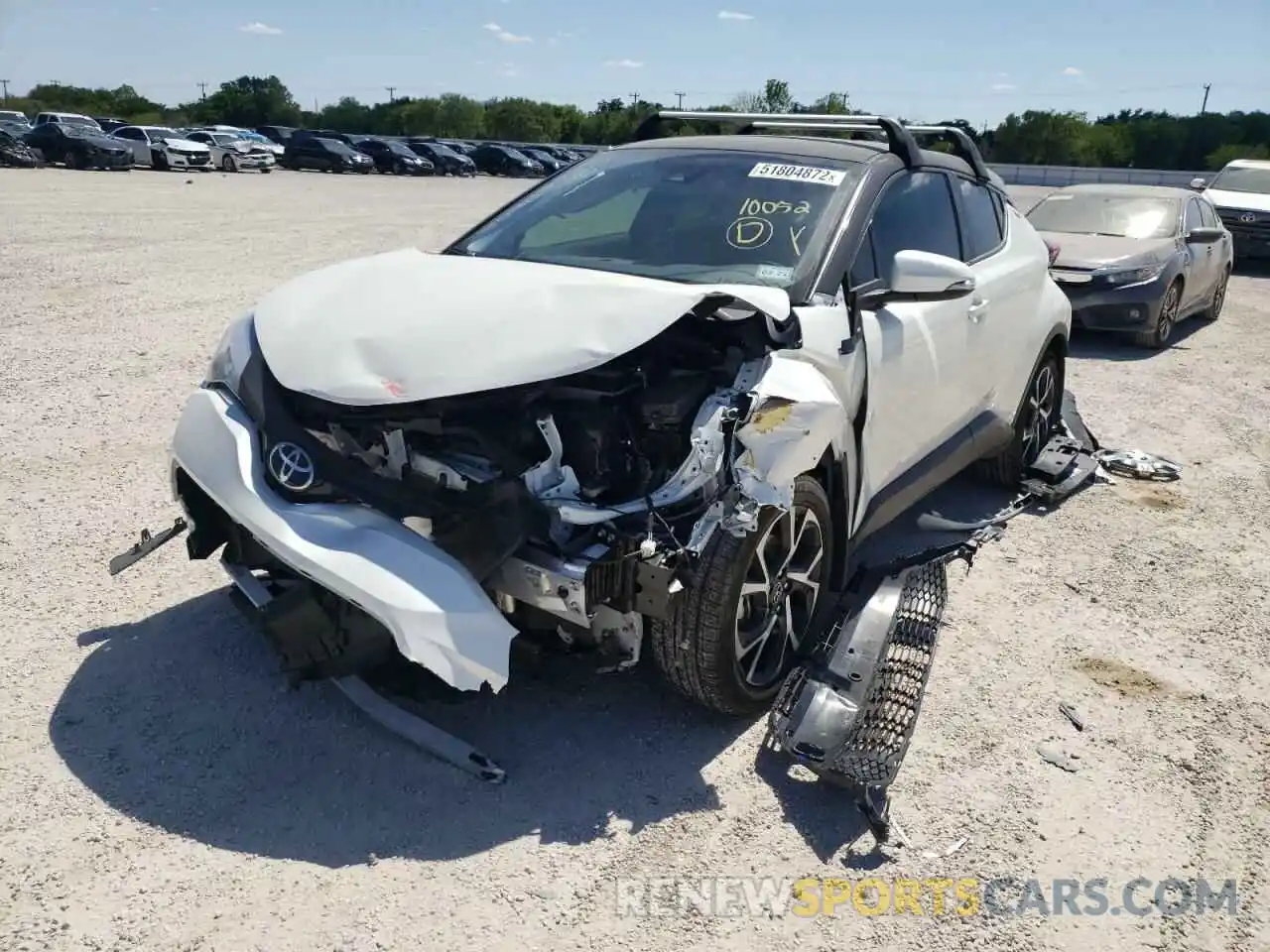 2 Photograph of a damaged car JTNKHMBX5M1110783 TOYOTA C-HR 2021