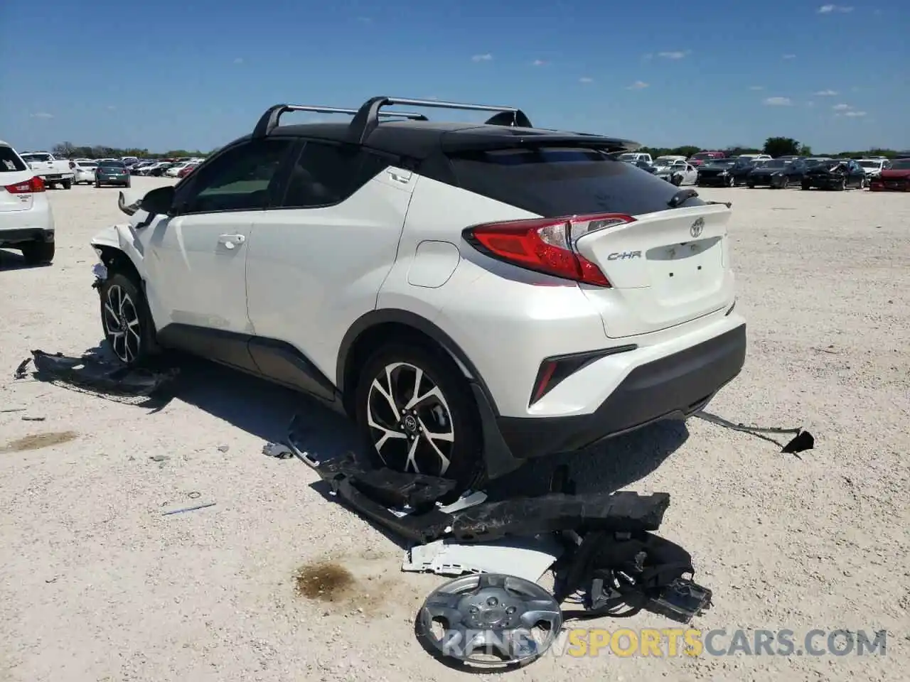 3 Photograph of a damaged car JTNKHMBX5M1110783 TOYOTA C-HR 2021