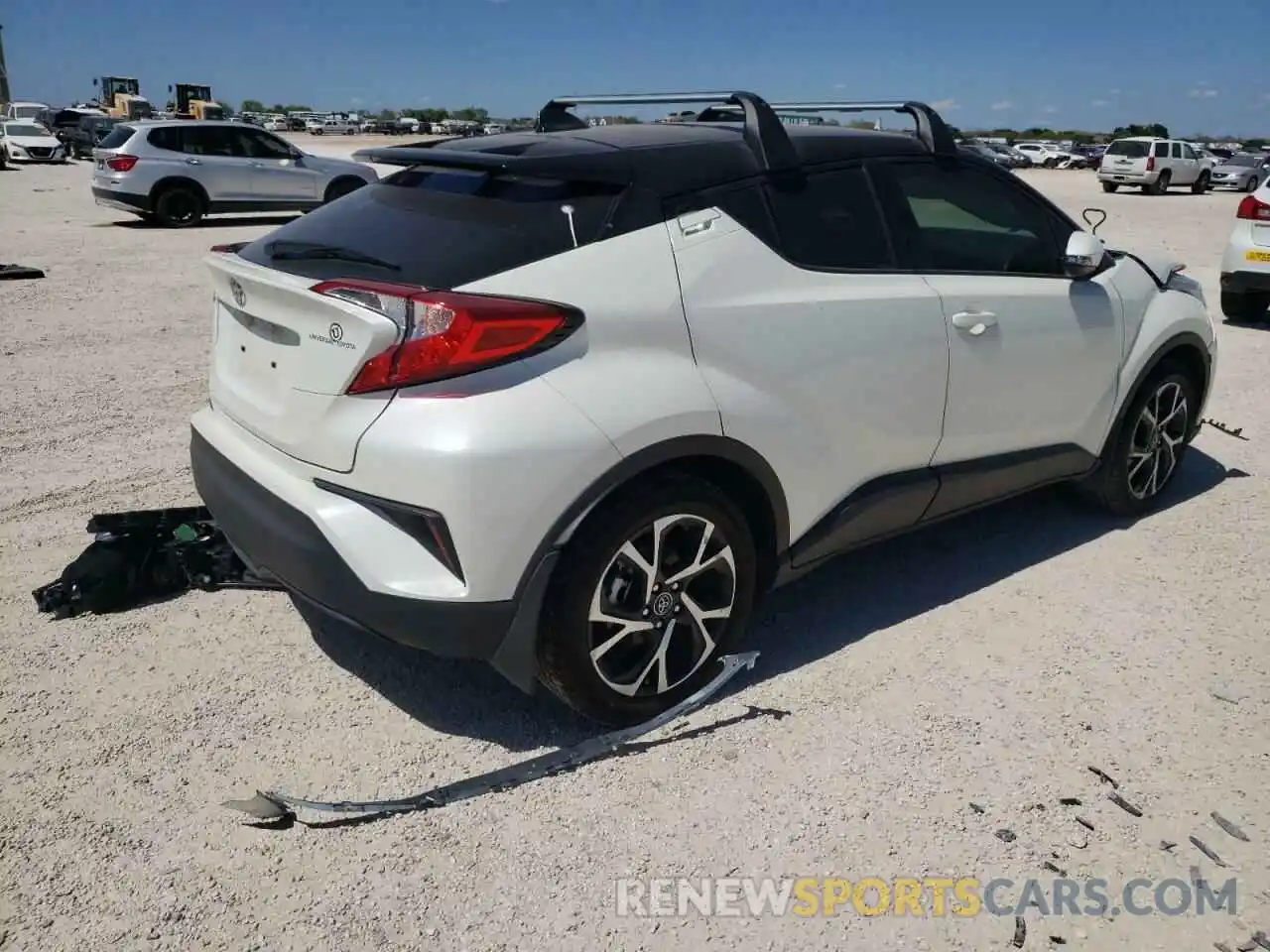 4 Photograph of a damaged car JTNKHMBX5M1110783 TOYOTA C-HR 2021