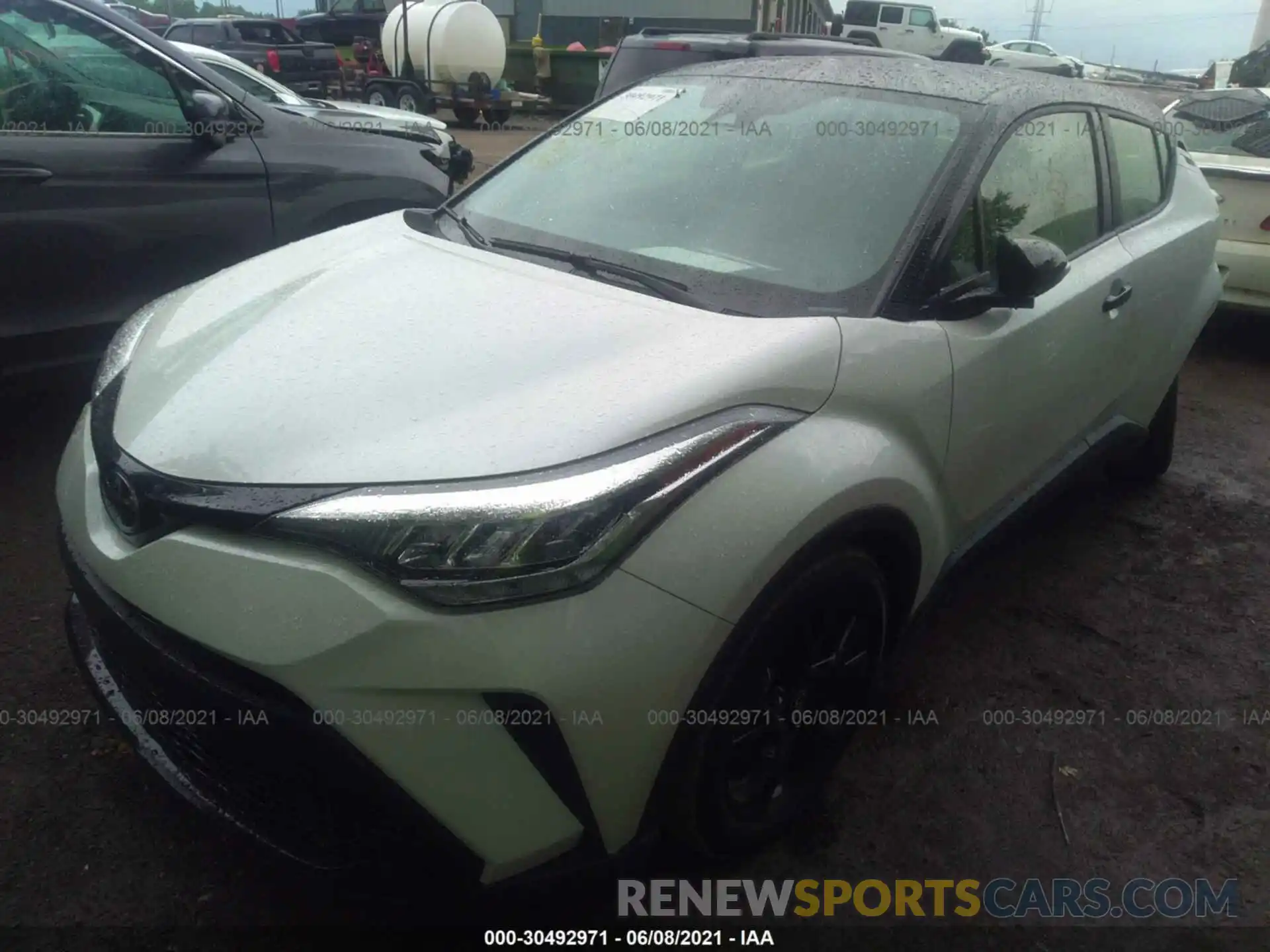 2 Фотография поврежденного автомобиля JTNKHMBX5M1112744 TOYOTA C-HR 2021