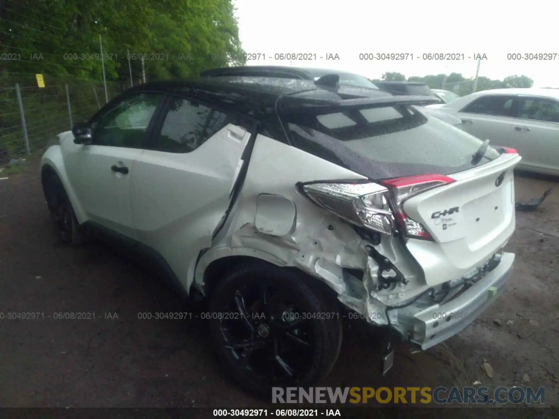 3 Photograph of a damaged car JTNKHMBX5M1112744 TOYOTA C-HR 2021