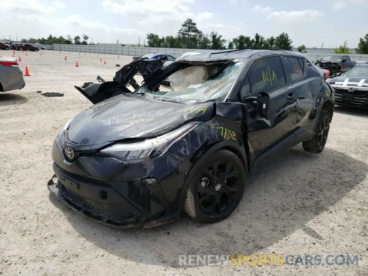 2 Photograph of a damaged car JTNKHMBX5M1114087 TOYOTA C-HR 2021