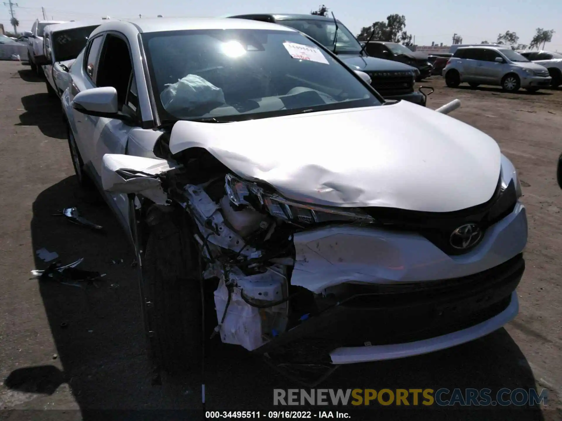 1 Photograph of a damaged car JTNKHMBX5M1117104 TOYOTA C-HR 2021