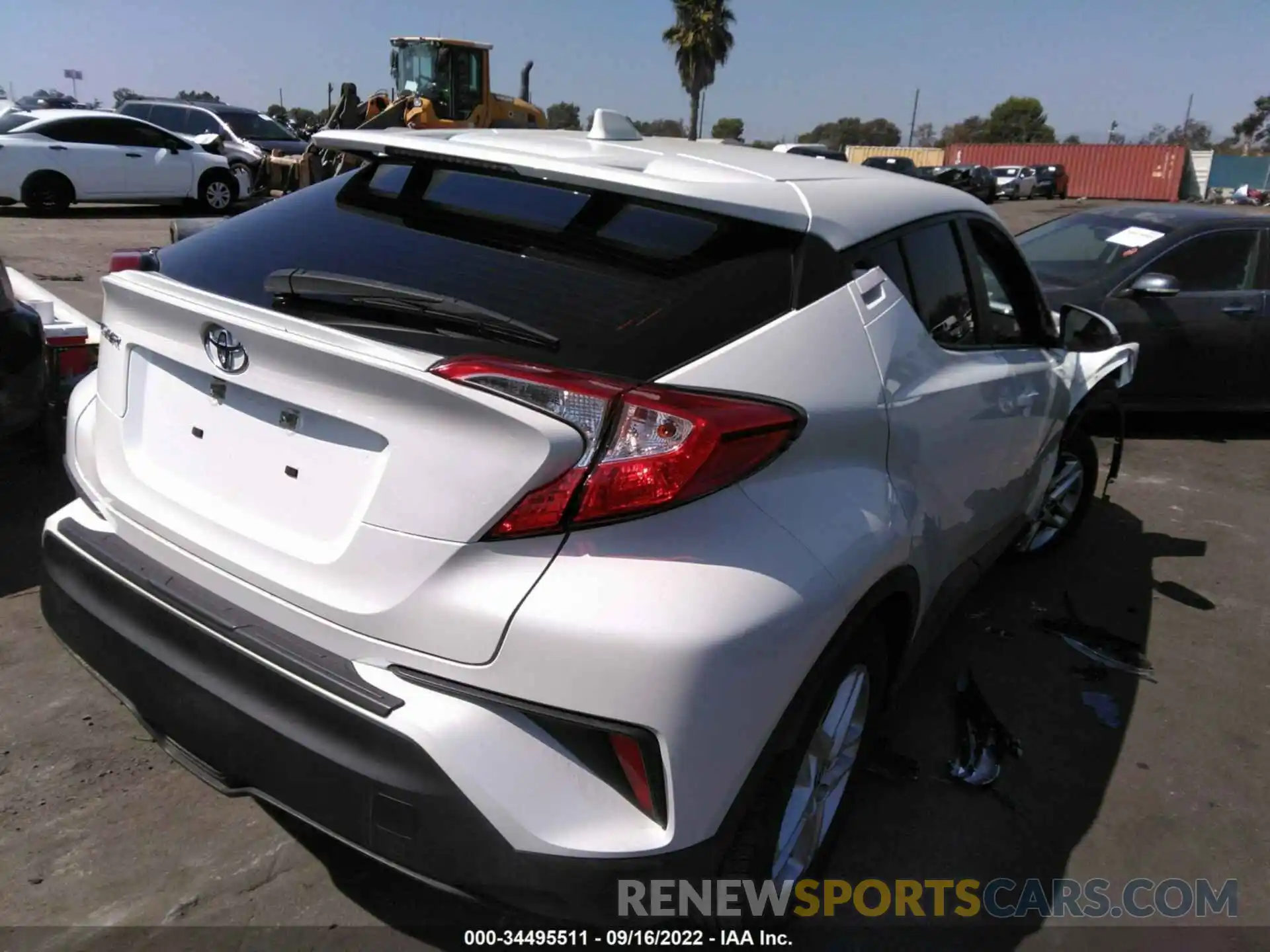 4 Photograph of a damaged car JTNKHMBX5M1117104 TOYOTA C-HR 2021