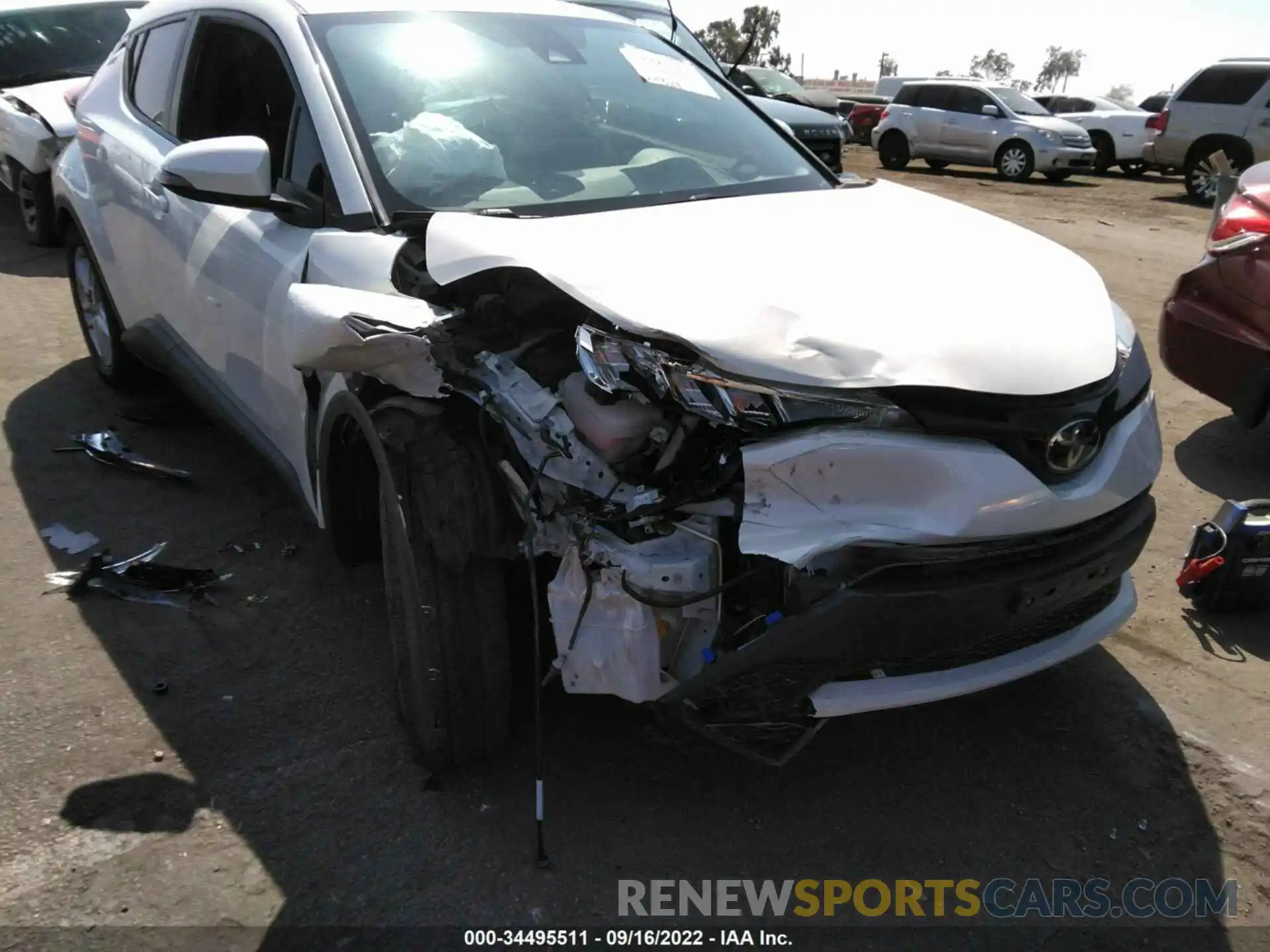 6 Photograph of a damaged car JTNKHMBX5M1117104 TOYOTA C-HR 2021