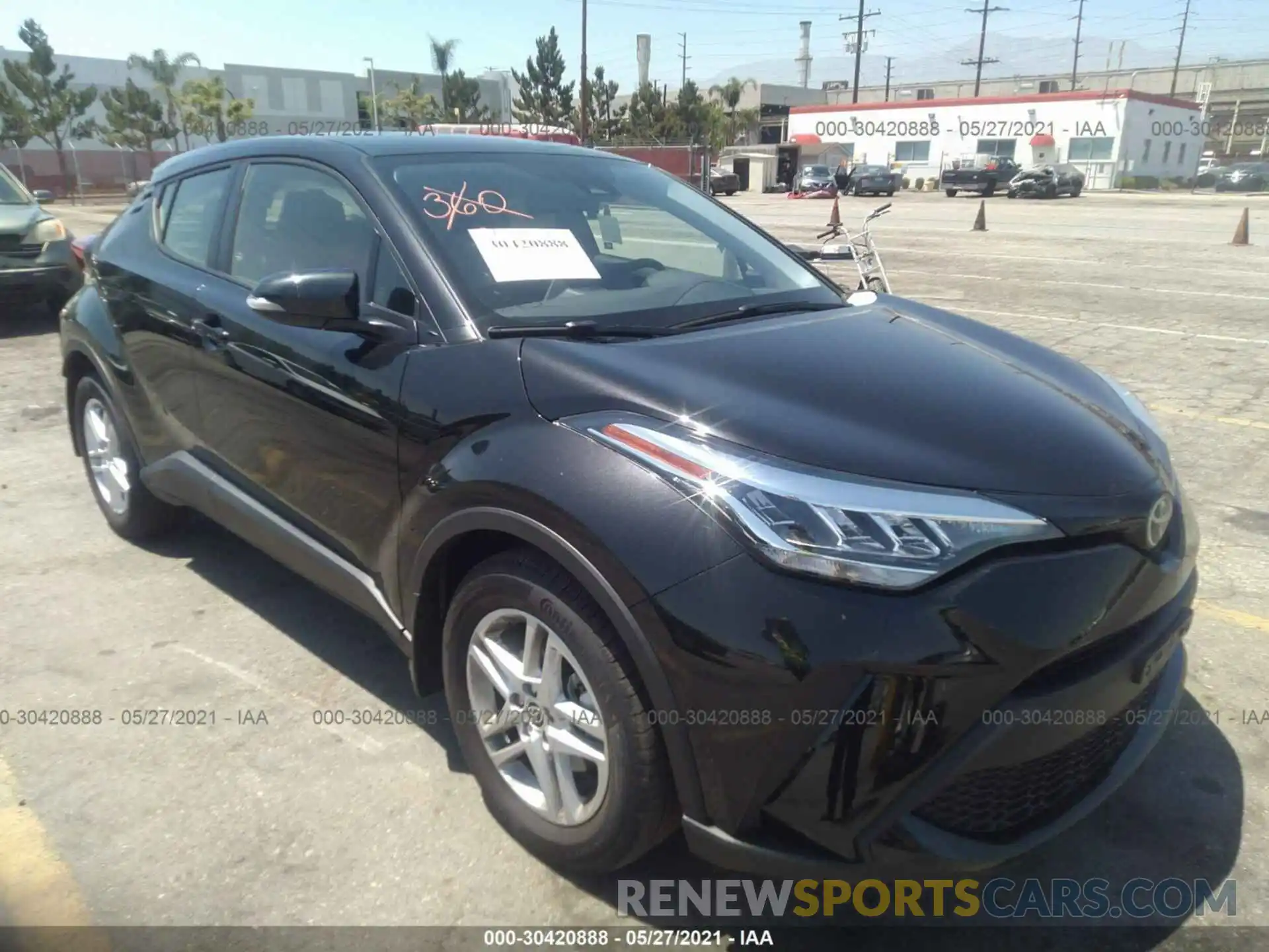 1 Photograph of a damaged car JTNKHMBX5M1117457 TOYOTA C-HR 2021