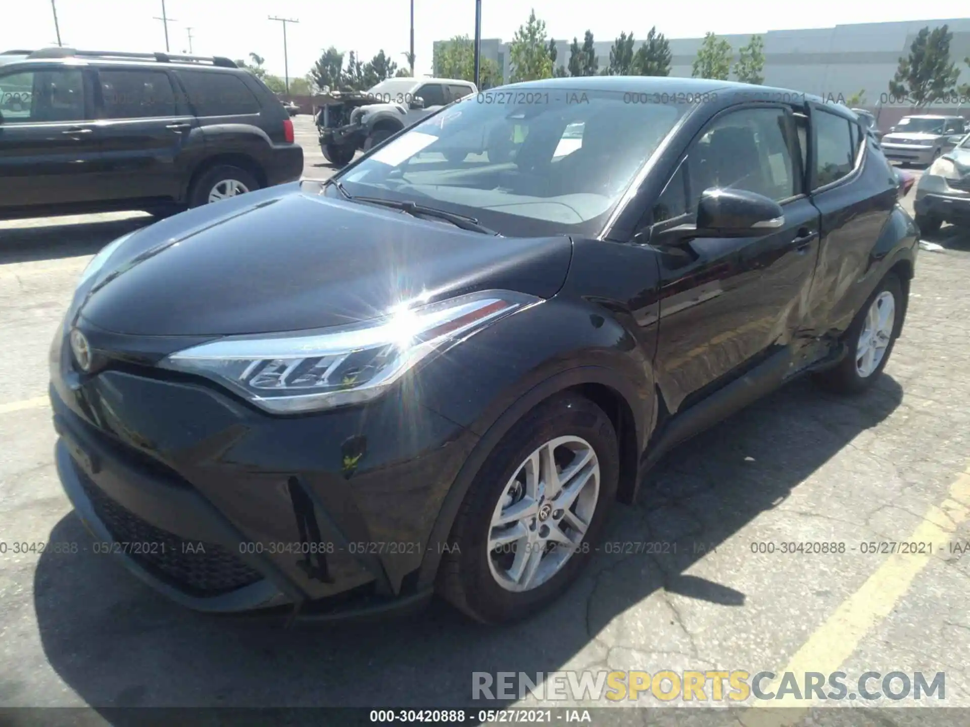 2 Photograph of a damaged car JTNKHMBX5M1117457 TOYOTA C-HR 2021