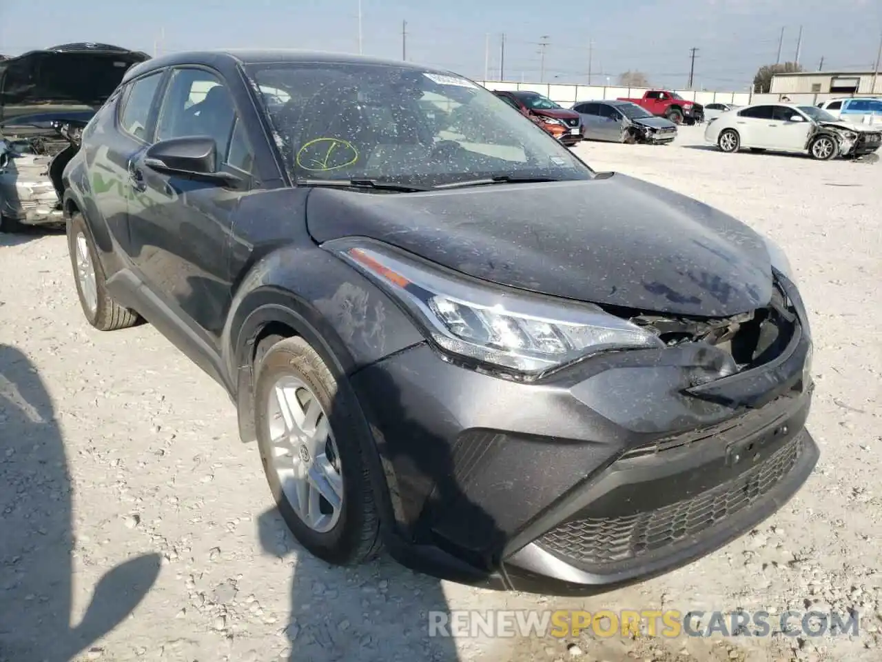 1 Photograph of a damaged car JTNKHMBX5M1117829 TOYOTA C-HR 2021