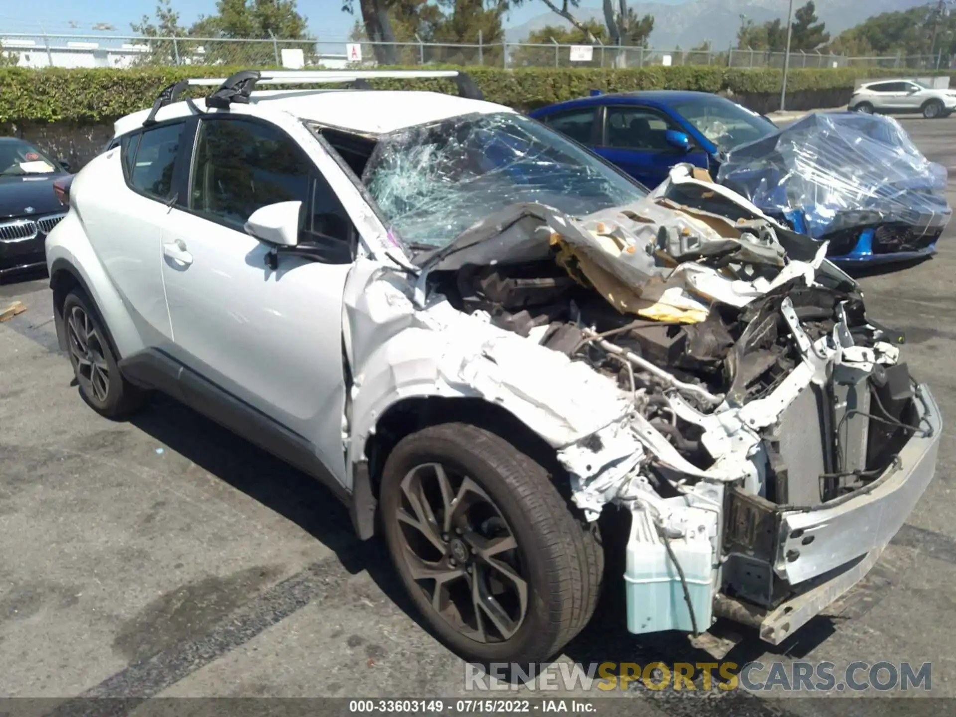 1 Photograph of a damaged car JTNKHMBX5M1118253 TOYOTA C-HR 2021