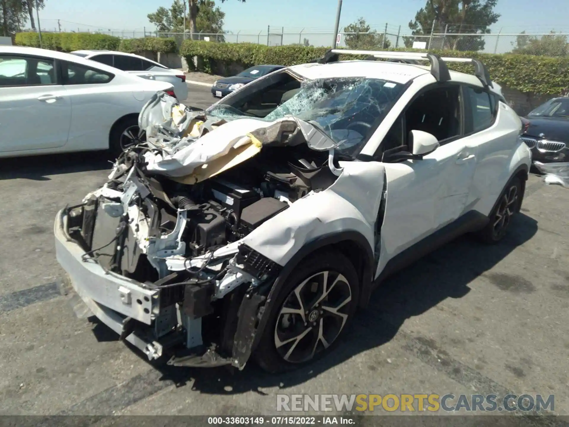 2 Photograph of a damaged car JTNKHMBX5M1118253 TOYOTA C-HR 2021