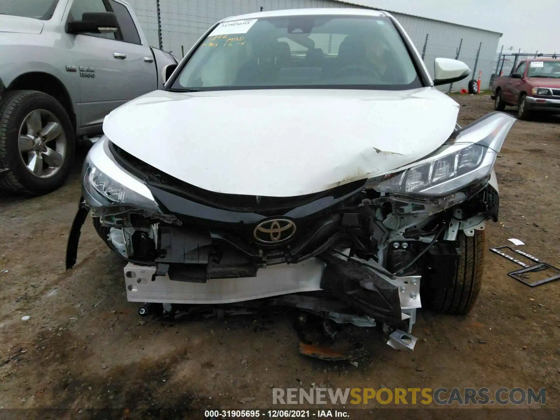 6 Photograph of a damaged car JTNKHMBX5M1119970 TOYOTA C-HR 2021