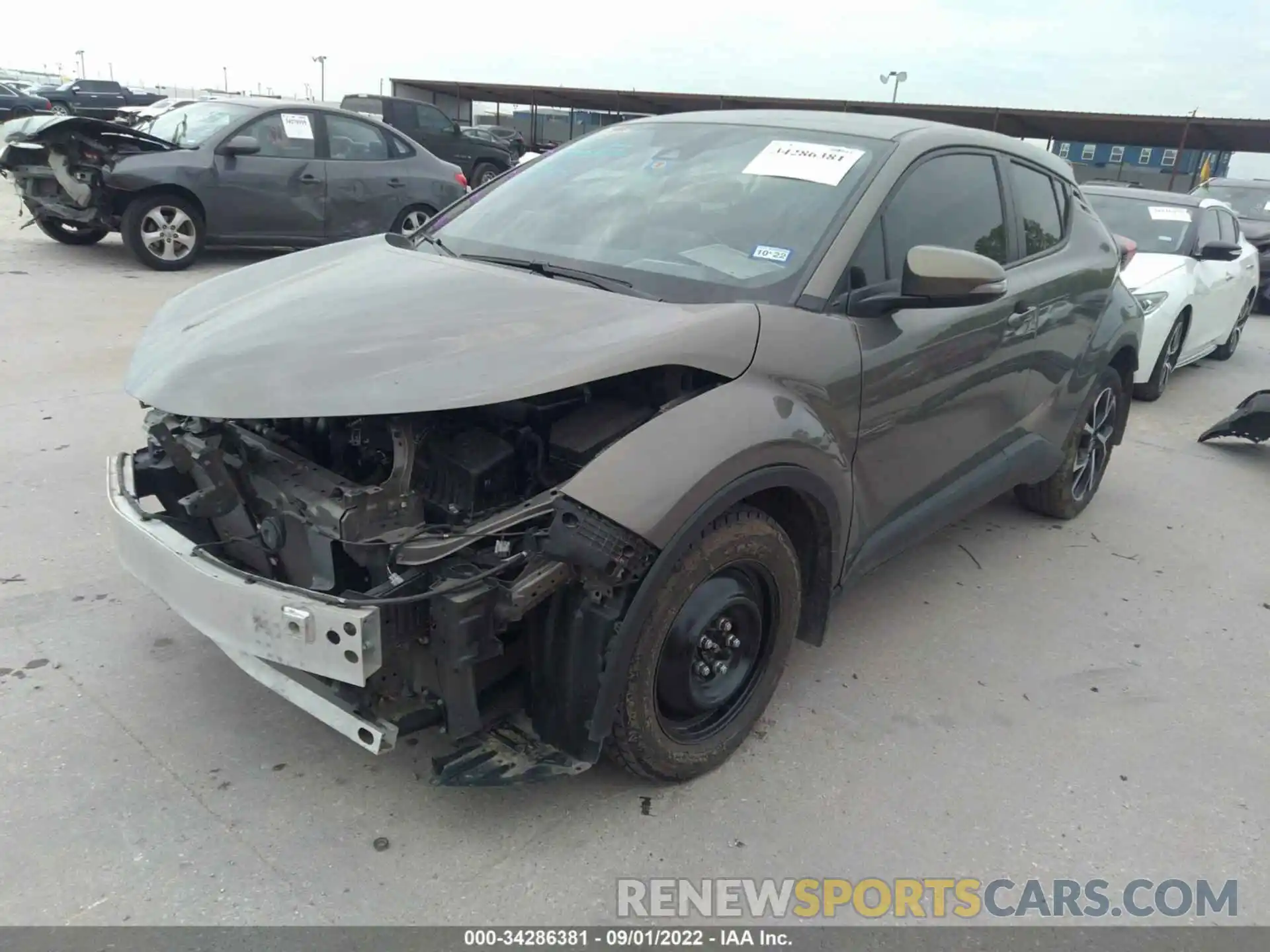 2 Photograph of a damaged car JTNKHMBX6M1096277 TOYOTA C-HR 2021