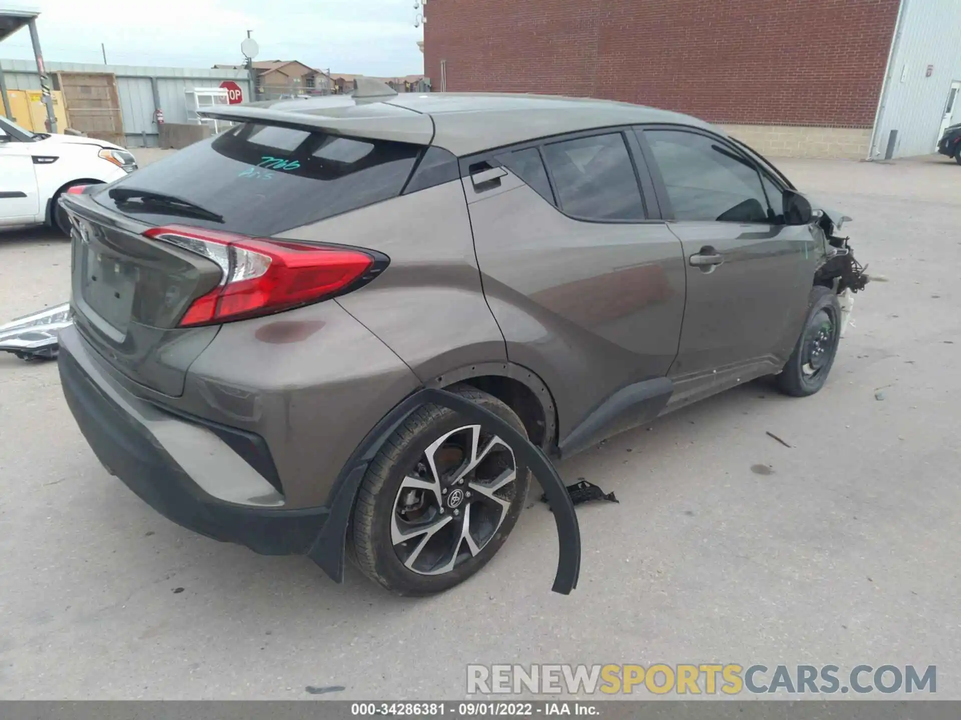 4 Photograph of a damaged car JTNKHMBX6M1096277 TOYOTA C-HR 2021