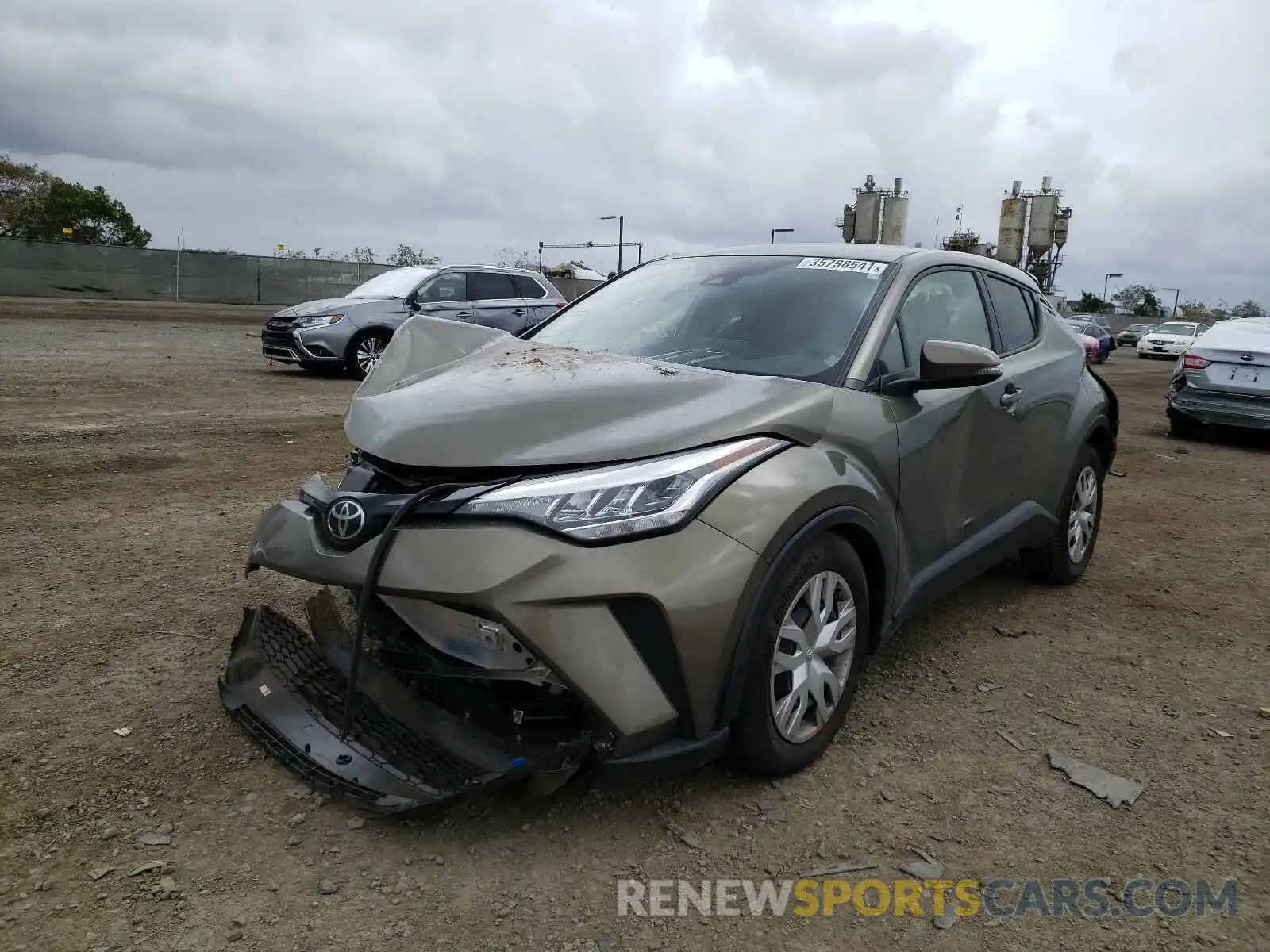 2 Photograph of a damaged car JTNKHMBX6M1096330 TOYOTA C-HR 2021