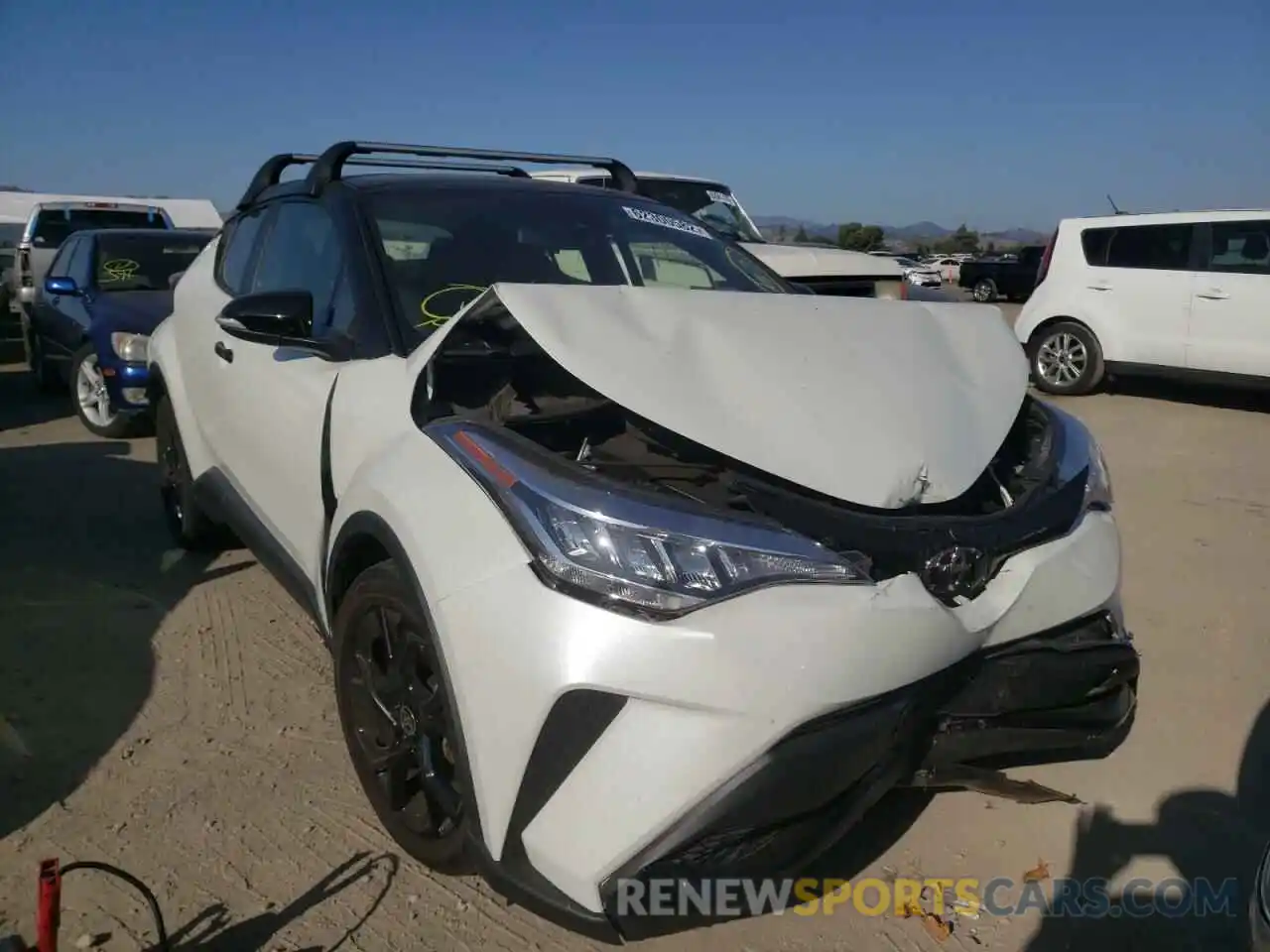 1 Photograph of a damaged car JTNKHMBX6M1096537 TOYOTA C-HR 2021