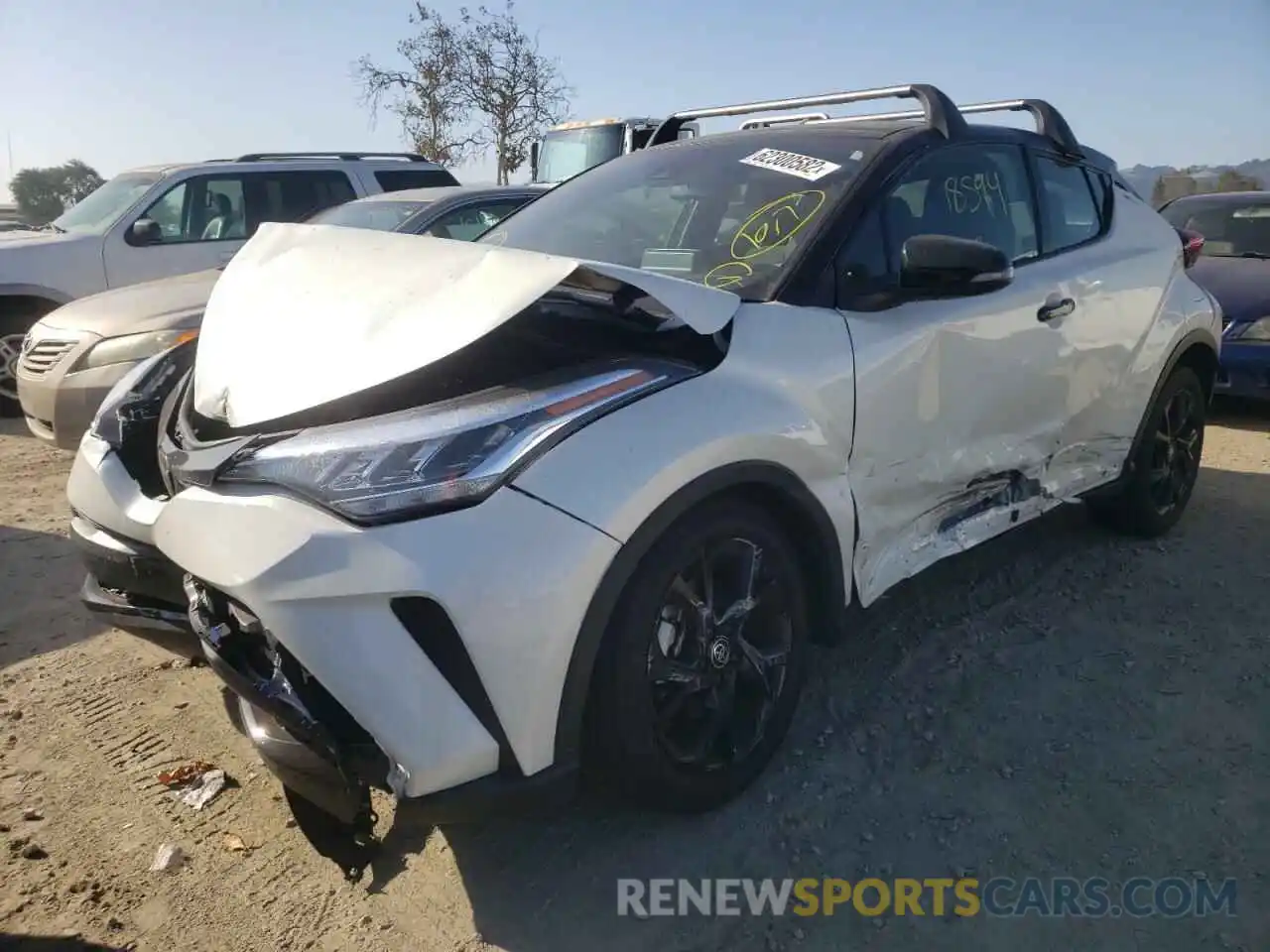 2 Photograph of a damaged car JTNKHMBX6M1096537 TOYOTA C-HR 2021