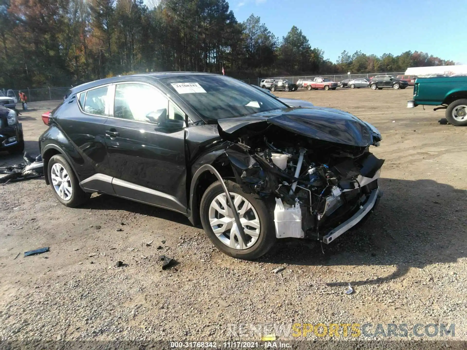 1 Photograph of a damaged car JTNKHMBX6M1097591 TOYOTA C-HR 2021