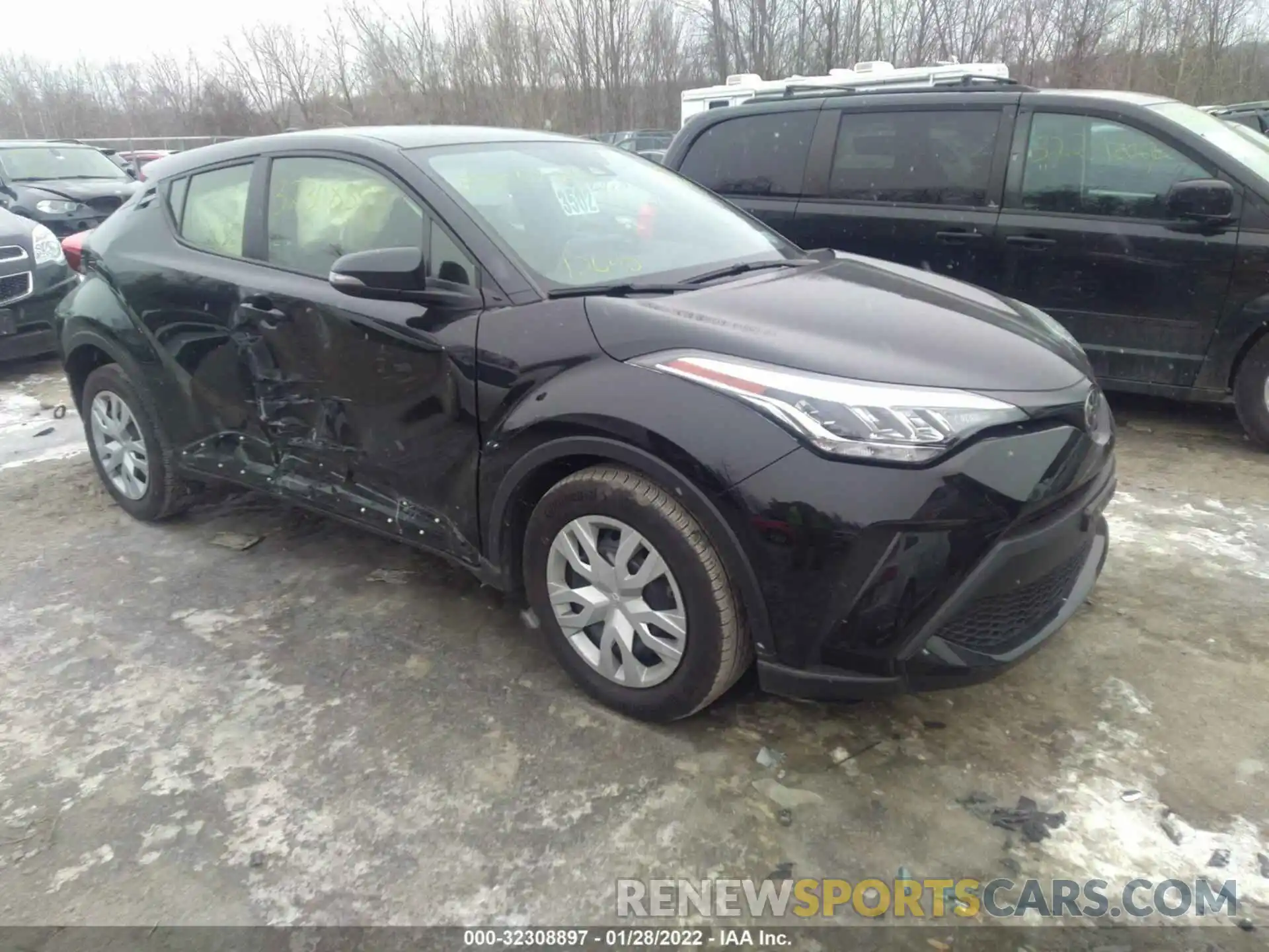 1 Photograph of a damaged car JTNKHMBX6M1098398 TOYOTA C-HR 2021