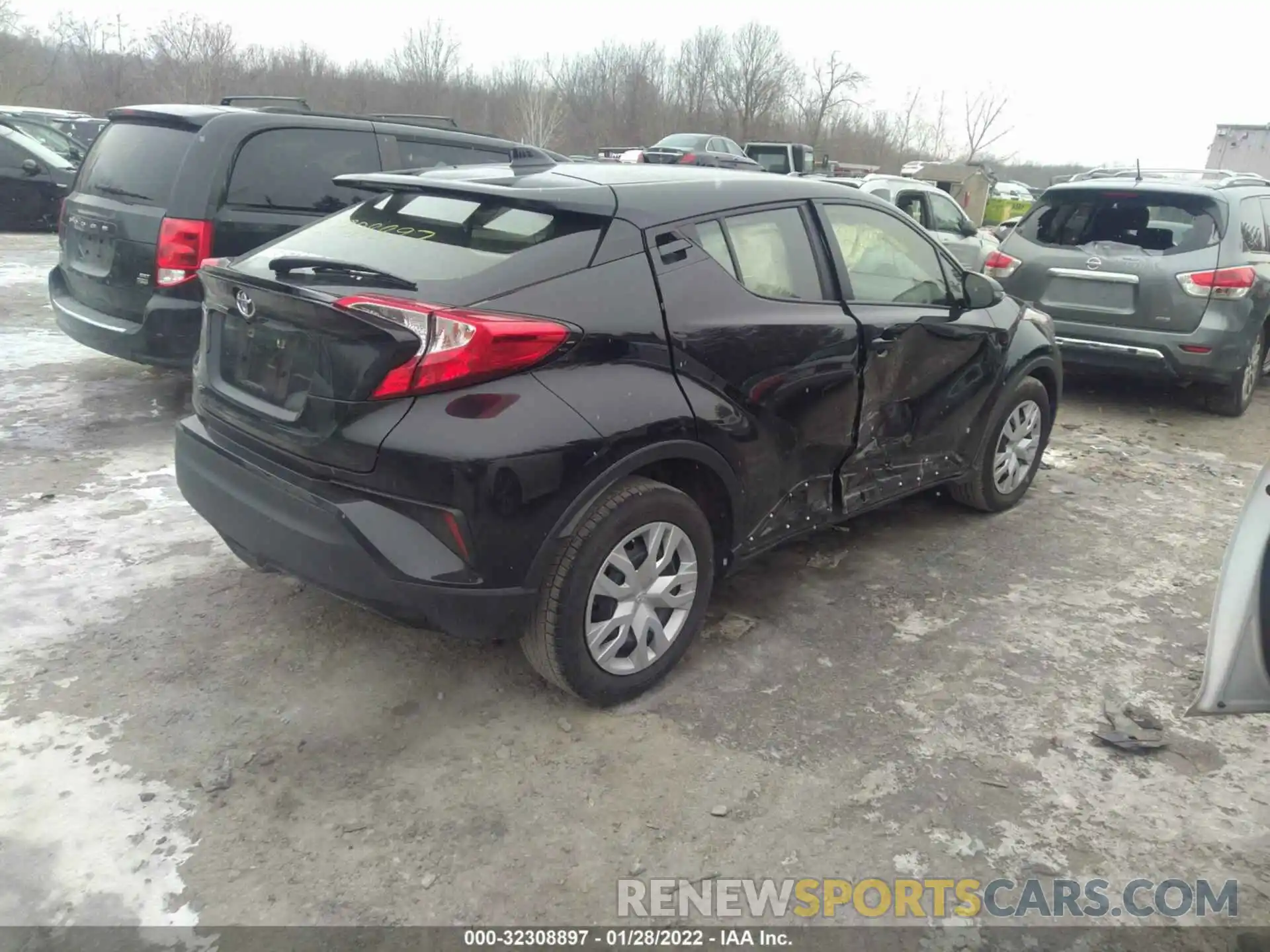 4 Photograph of a damaged car JTNKHMBX6M1098398 TOYOTA C-HR 2021