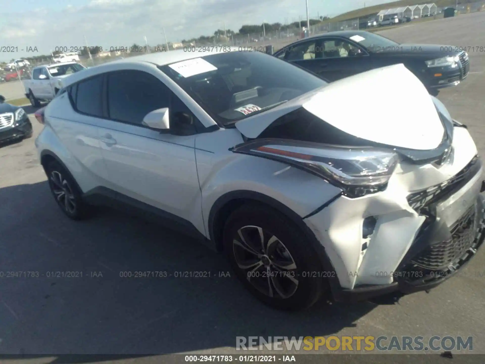 1 Photograph of a damaged car JTNKHMBX6M1098773 TOYOTA C-HR 2021