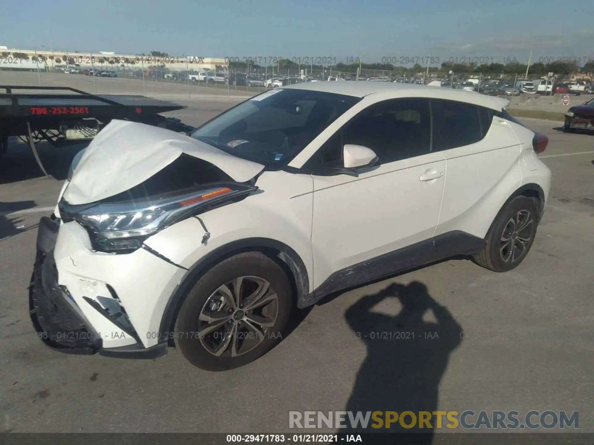 2 Photograph of a damaged car JTNKHMBX6M1098773 TOYOTA C-HR 2021