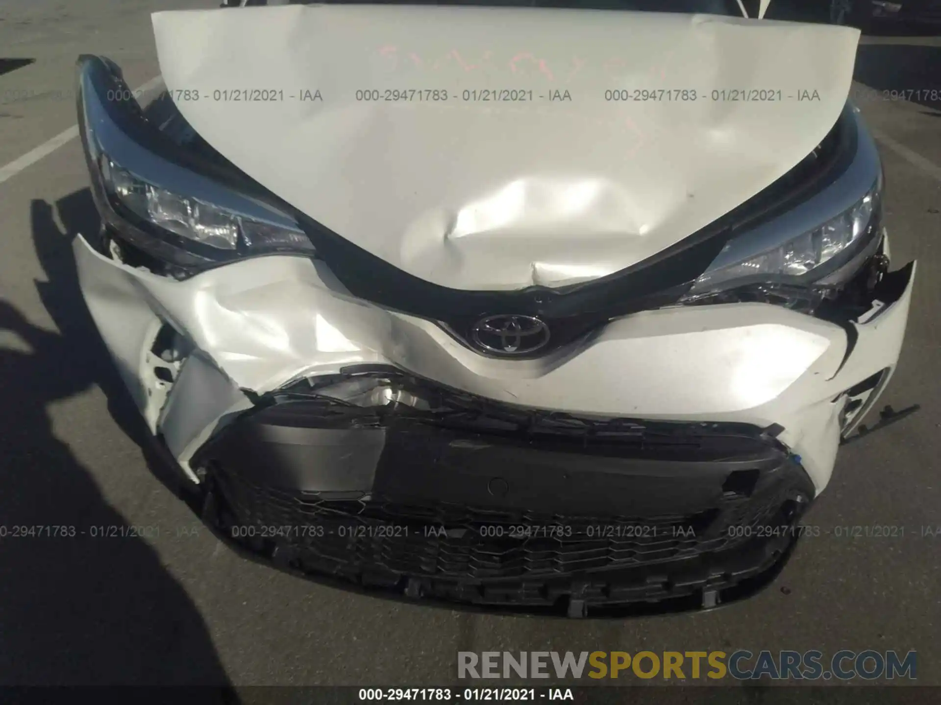 6 Photograph of a damaged car JTNKHMBX6M1098773 TOYOTA C-HR 2021