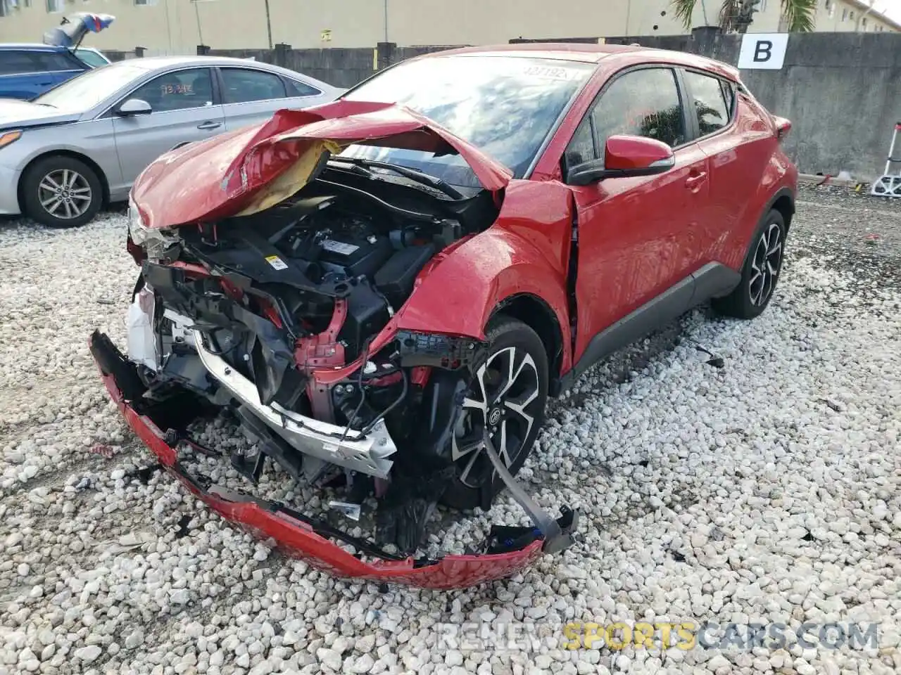 2 Photograph of a damaged car JTNKHMBX6M1098918 TOYOTA C-HR 2021