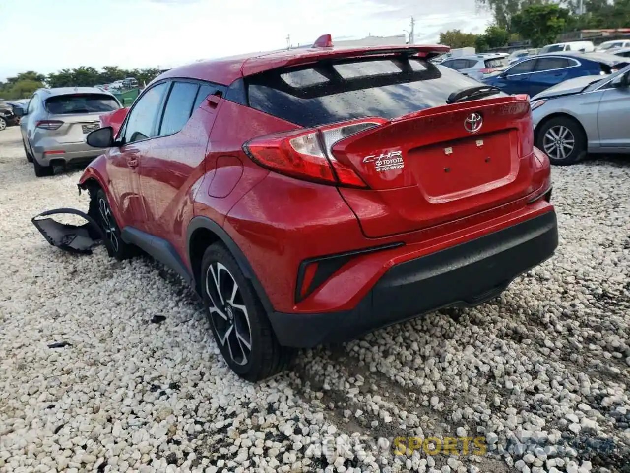 3 Photograph of a damaged car JTNKHMBX6M1098918 TOYOTA C-HR 2021