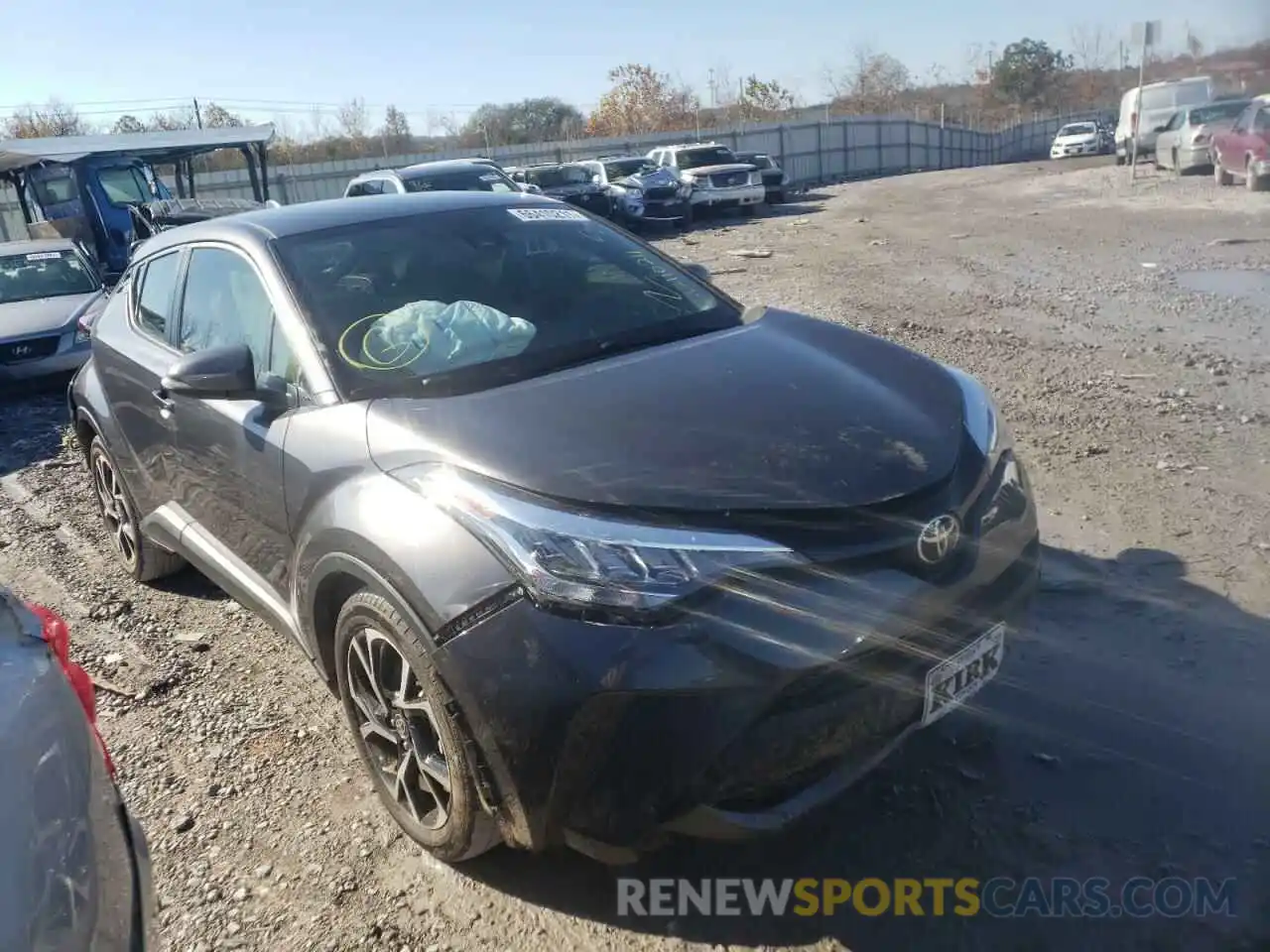 1 Photograph of a damaged car JTNKHMBX6M1102871 TOYOTA C-HR 2021