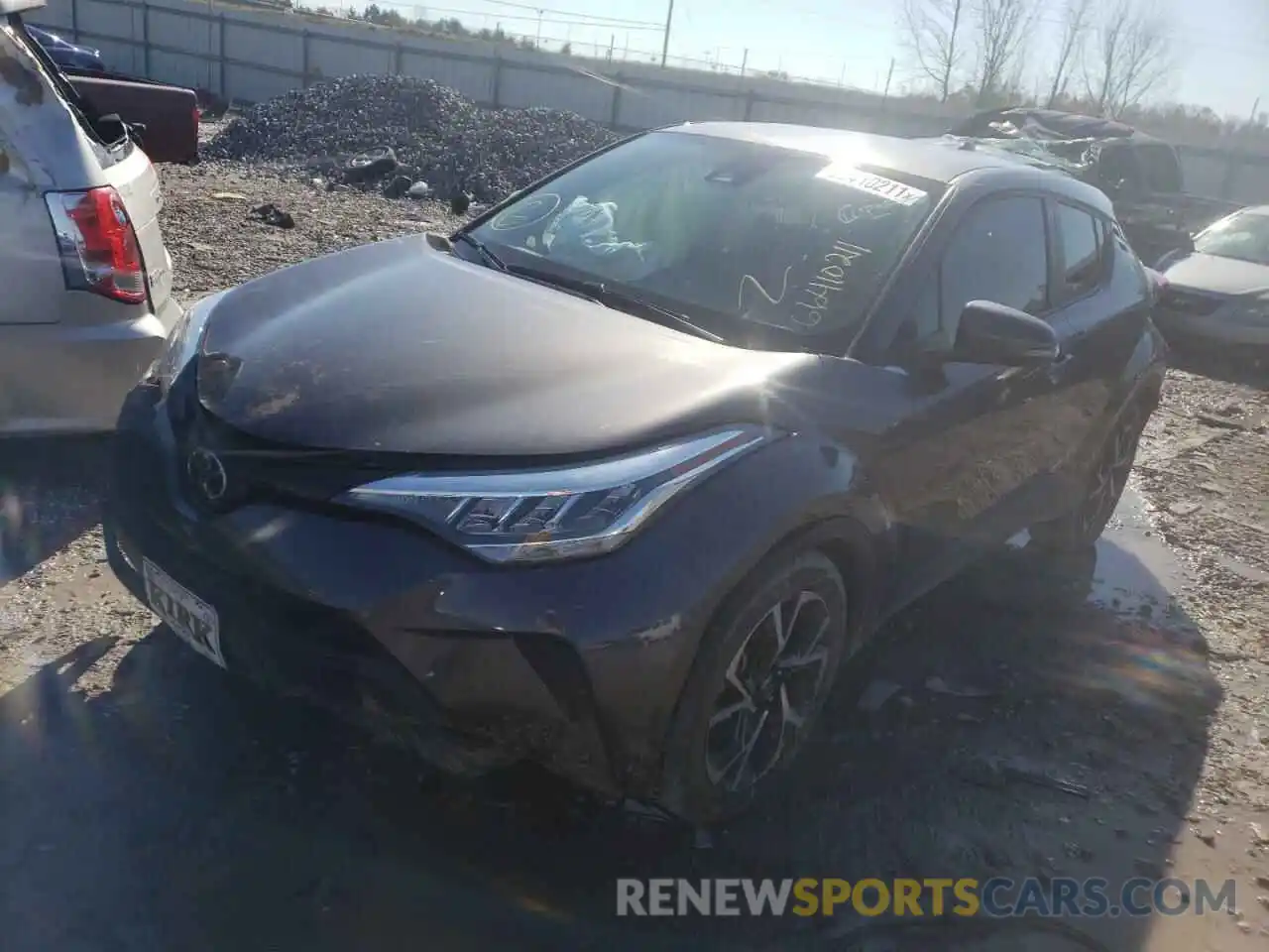 2 Photograph of a damaged car JTNKHMBX6M1102871 TOYOTA C-HR 2021