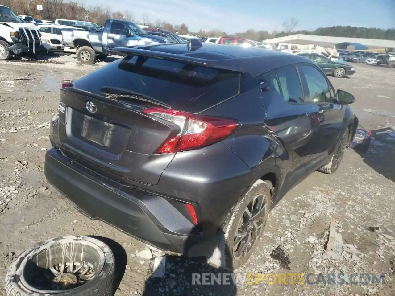 4 Photograph of a damaged car JTNKHMBX6M1102871 TOYOTA C-HR 2021