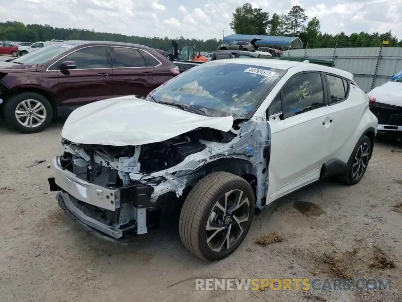 2 Photograph of a damaged car JTNKHMBX6M1104653 TOYOTA C-HR 2021