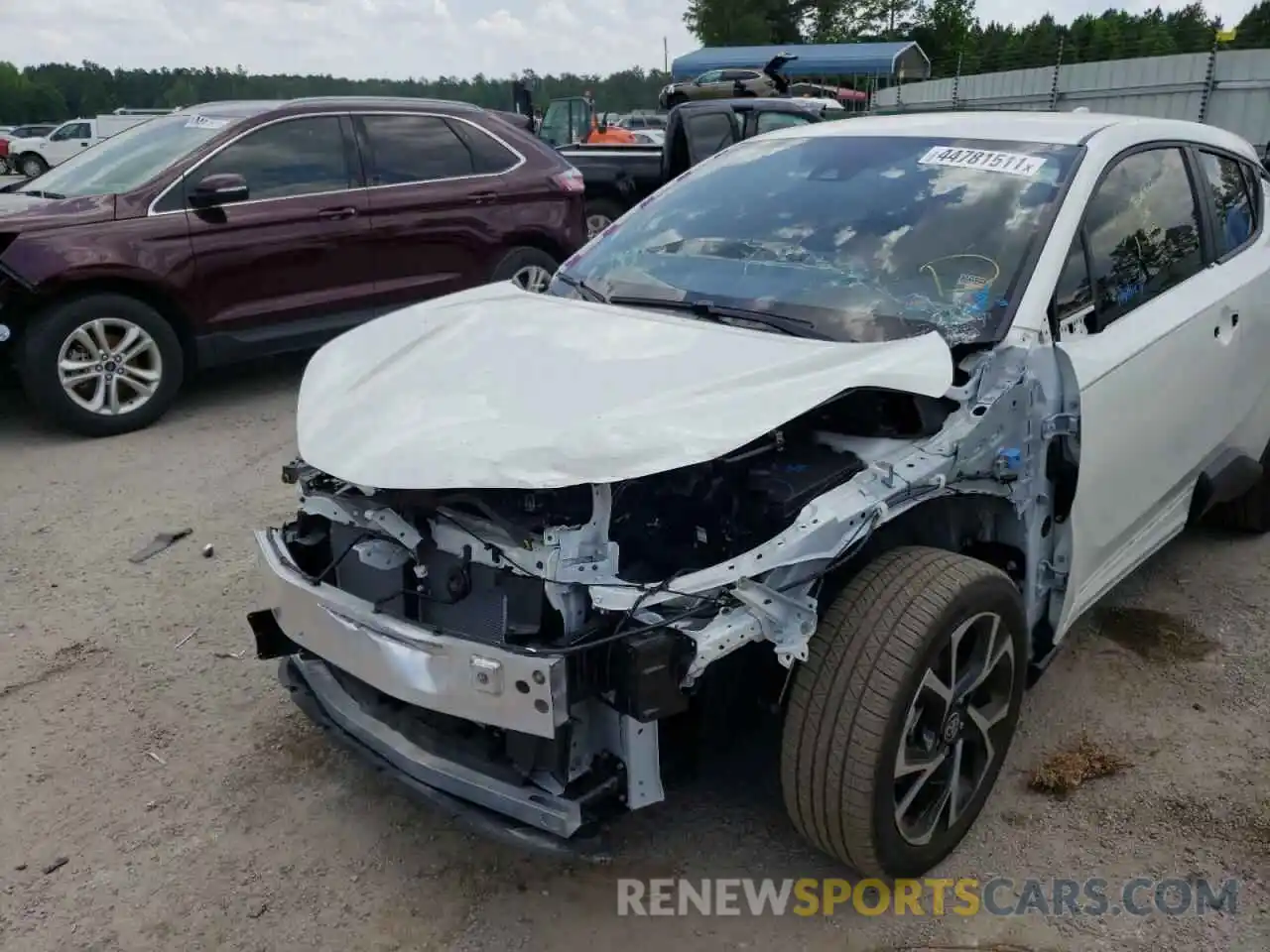 9 Photograph of a damaged car JTNKHMBX6M1104653 TOYOTA C-HR 2021