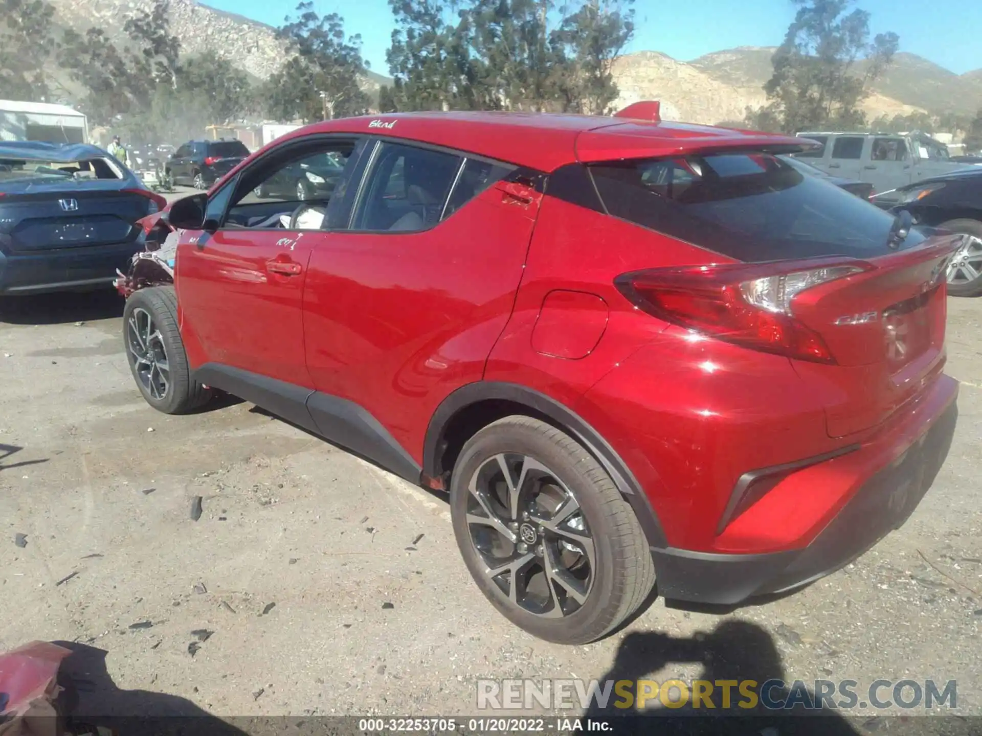 3 Photograph of a damaged car JTNKHMBX6M1104748 TOYOTA C-HR 2021