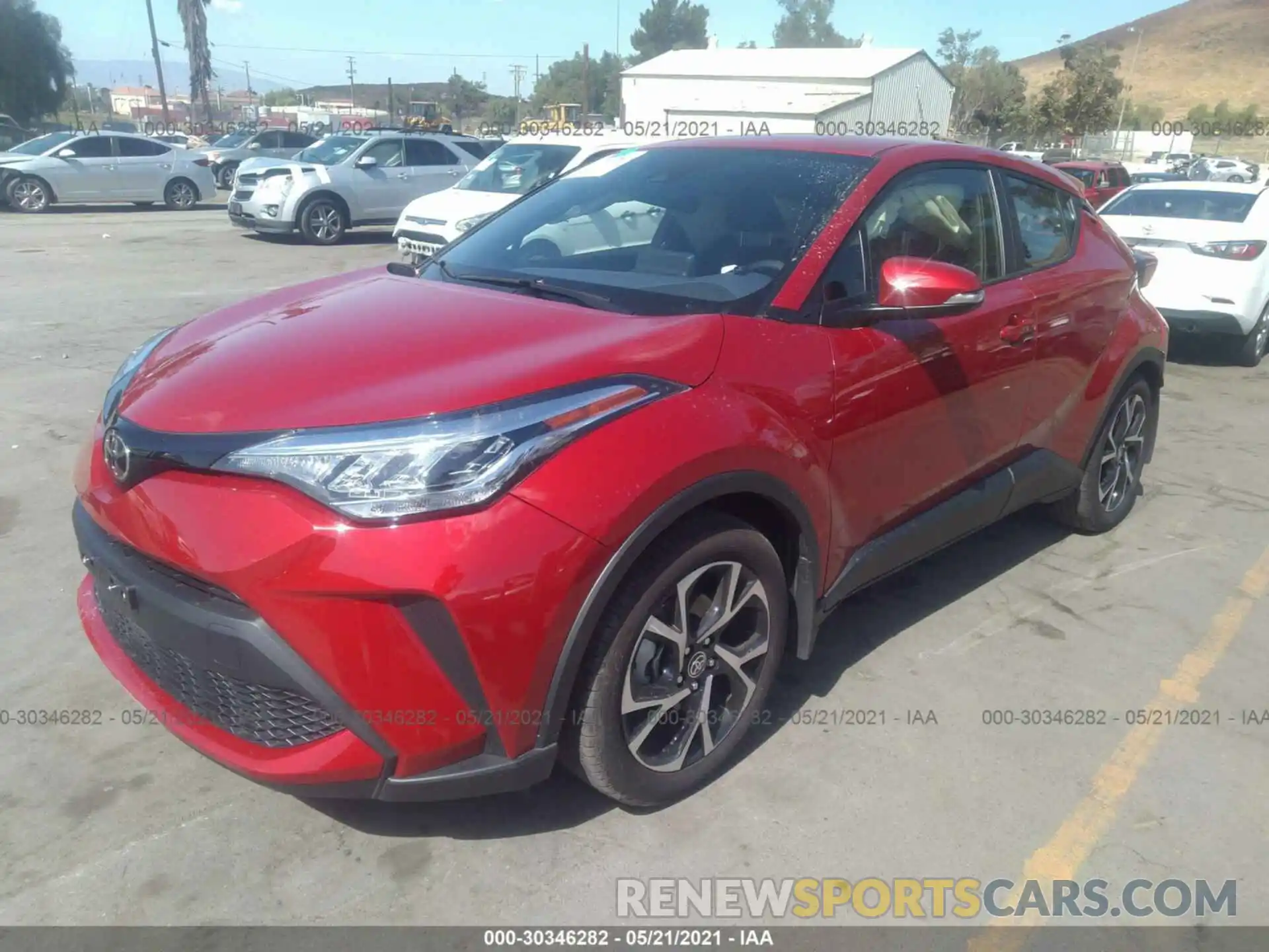 2 Photograph of a damaged car JTNKHMBX6M1105818 TOYOTA C-HR 2021