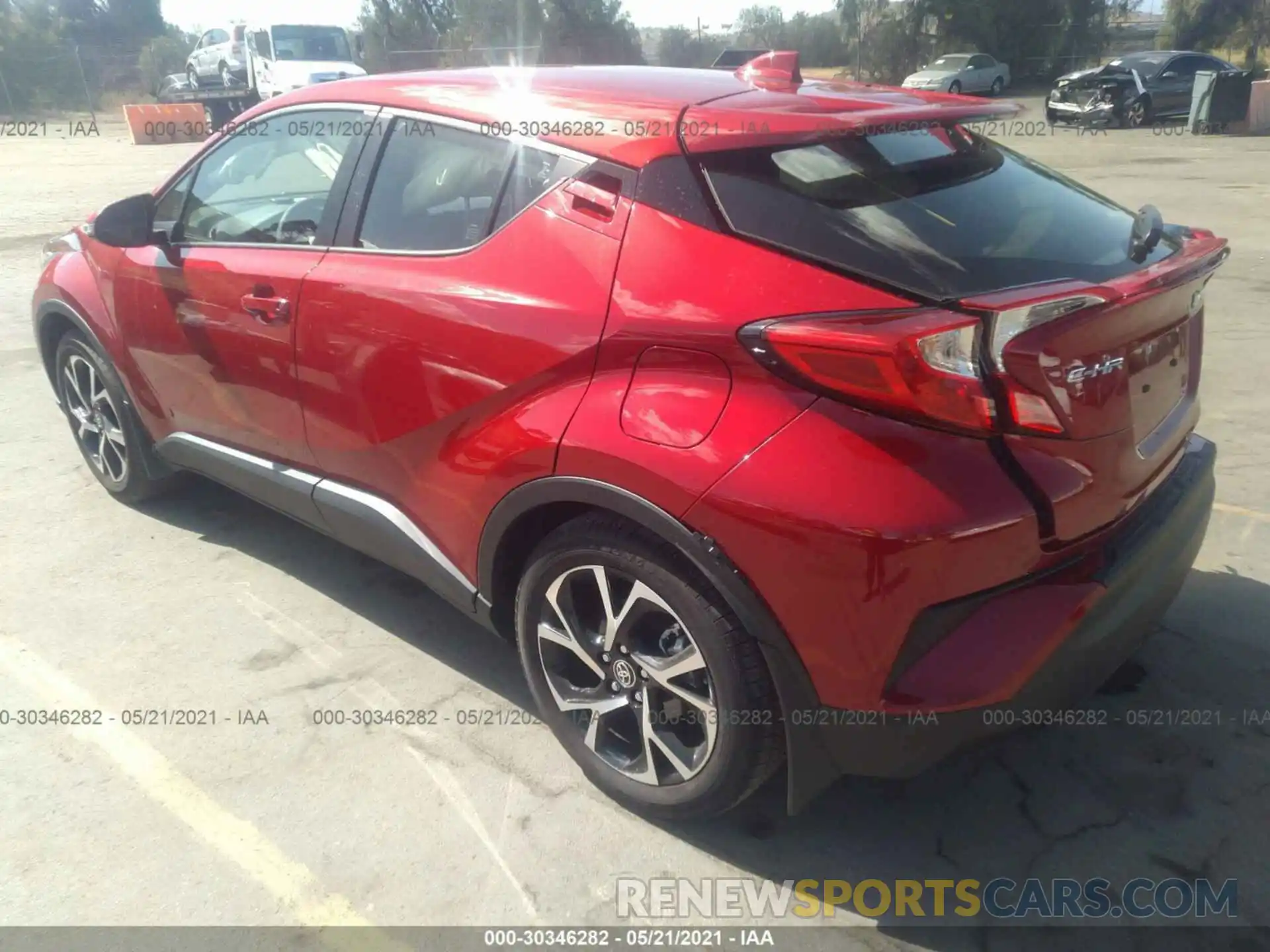 3 Photograph of a damaged car JTNKHMBX6M1105818 TOYOTA C-HR 2021