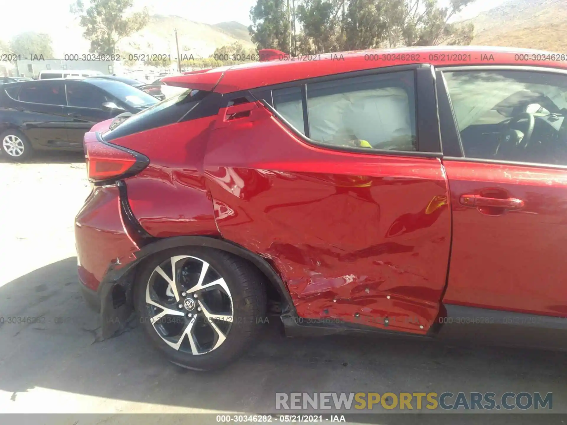 6 Photograph of a damaged car JTNKHMBX6M1105818 TOYOTA C-HR 2021